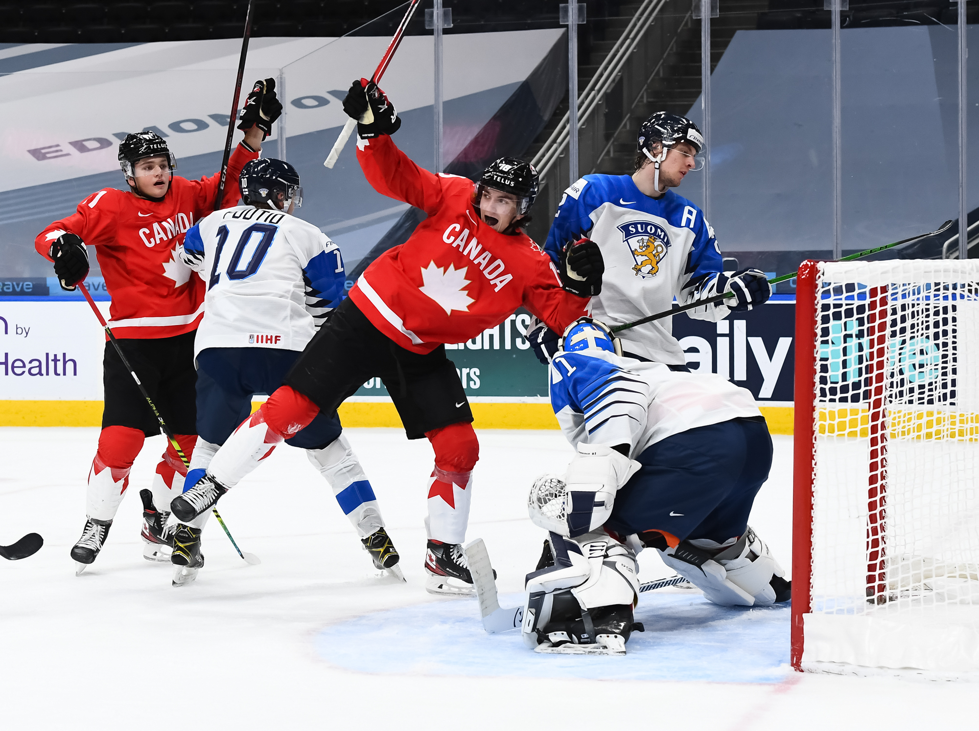 IIHF - Gallery: Canada vs Finland - 2021 IIHF World Junior Championship