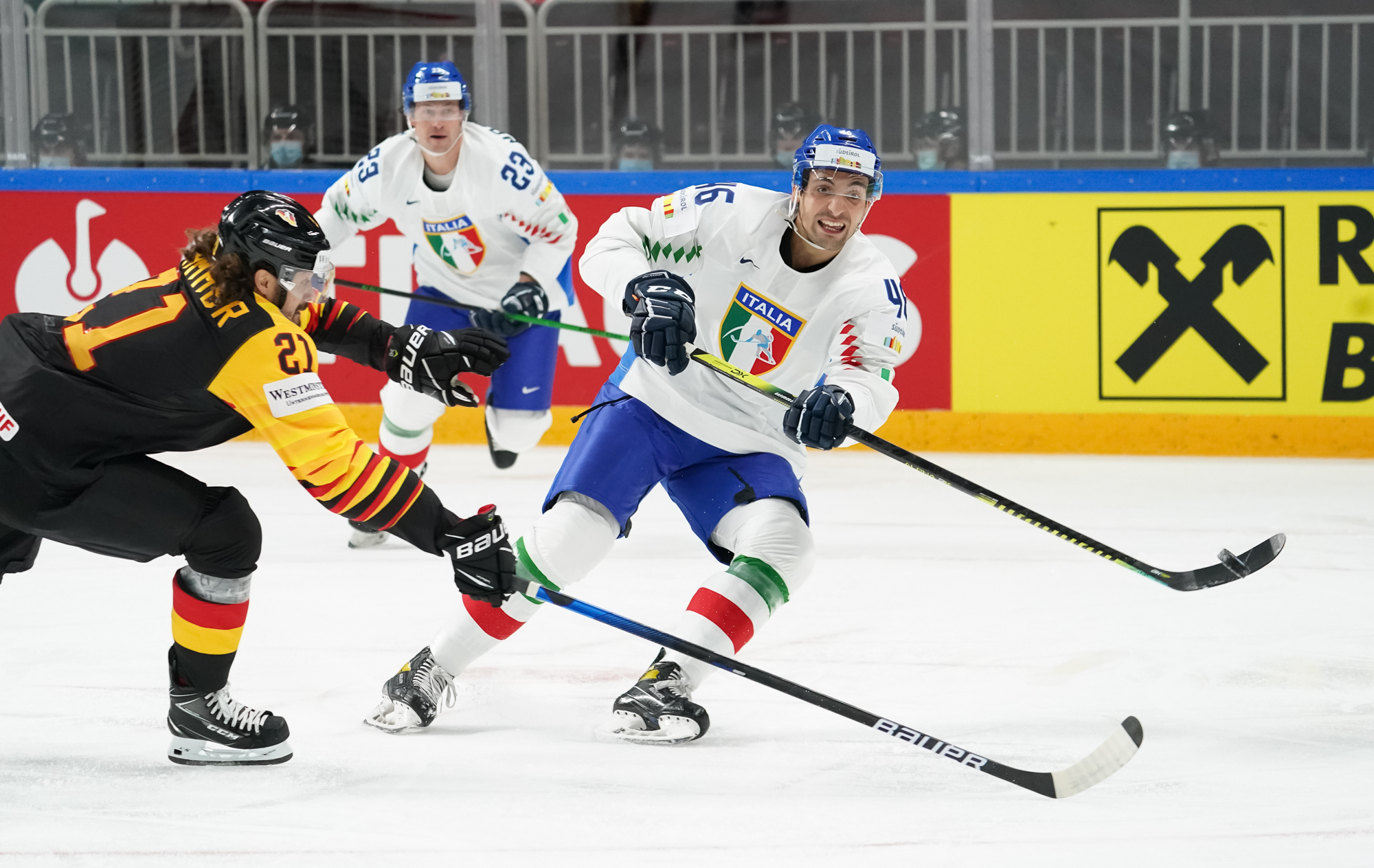 IIHF - Gallery: Germany vs Italy - 2021 IIHF Ice Hockey World Championship