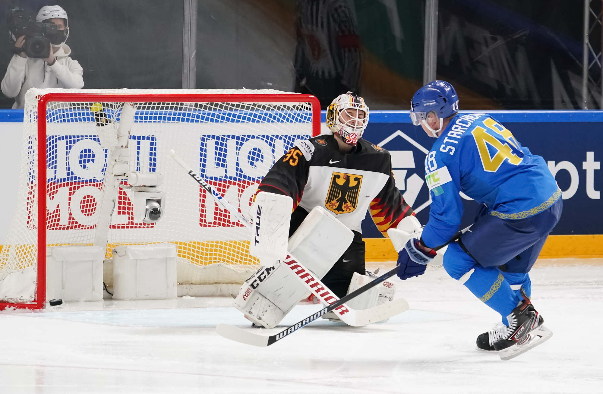 IIHF - Gallery: Kazakhstan vs Germany - 2021 IIHF Ice ...