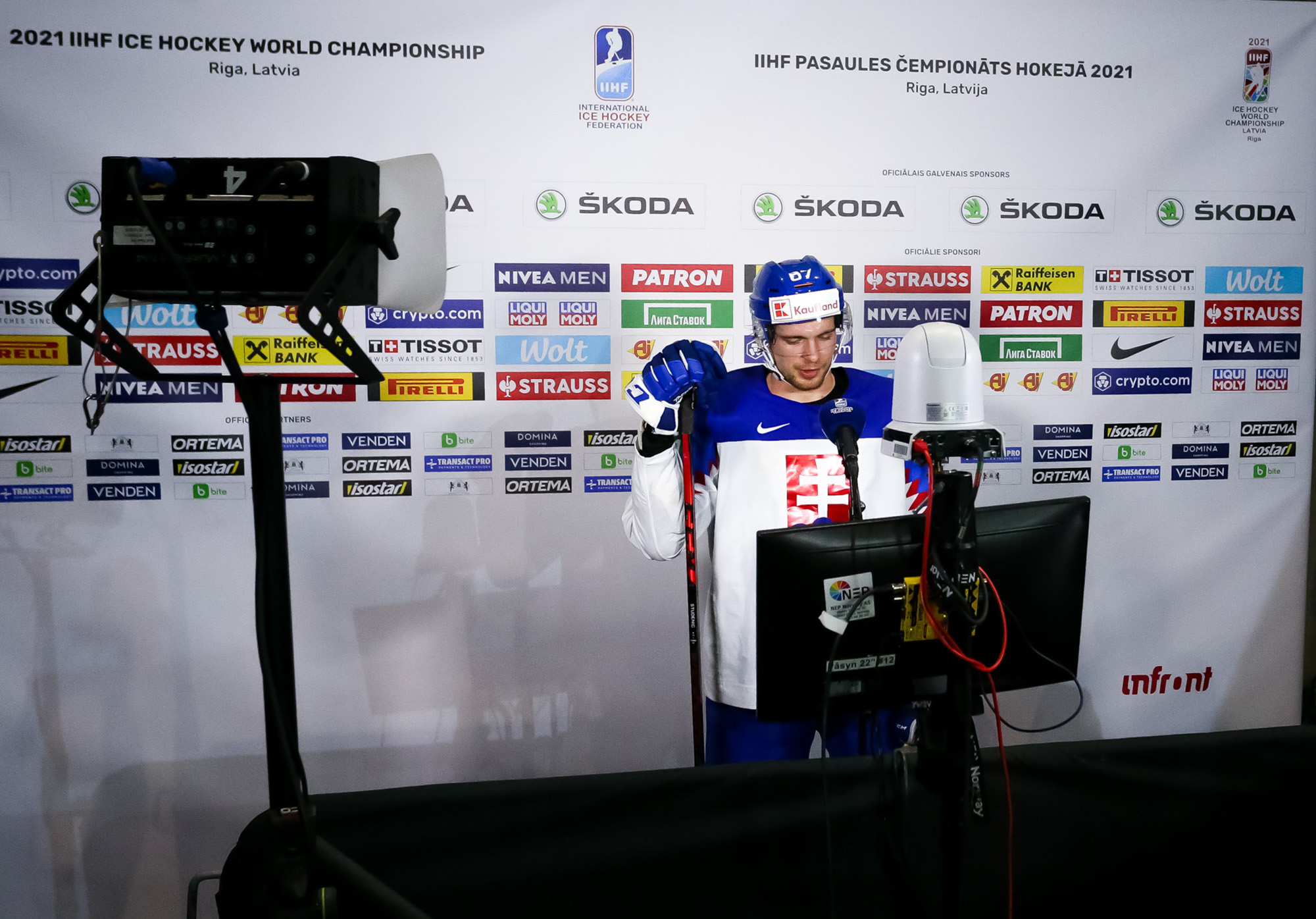 IIHF Gallery Switzerland vs Slovakia 2021 IIHF Ice Hockey