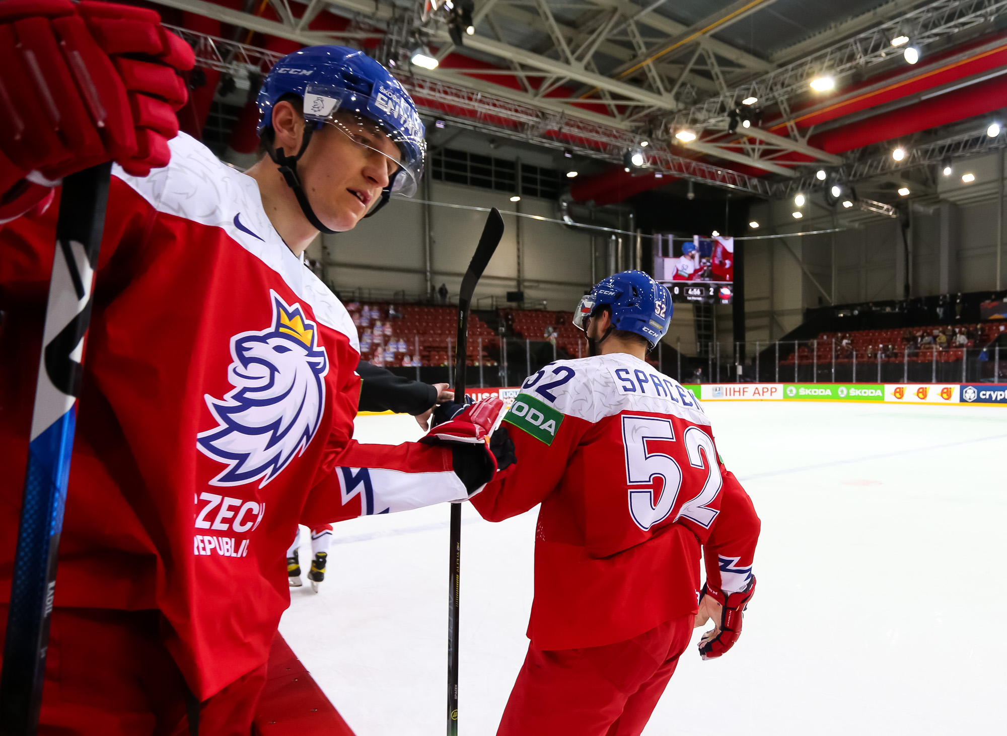 IIHF - Gallery: Slovakia vs Czech Republic - 2021 IIHF Ice Hockey