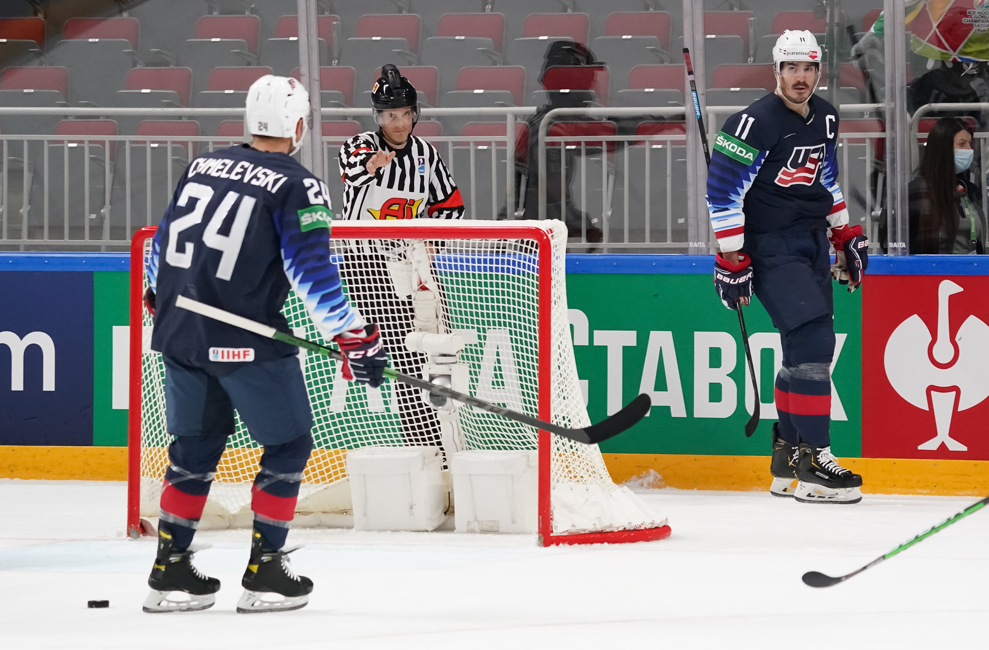 IIHF - Gallery: United States vs Slovakia (QF) - 2021 IIHF ...