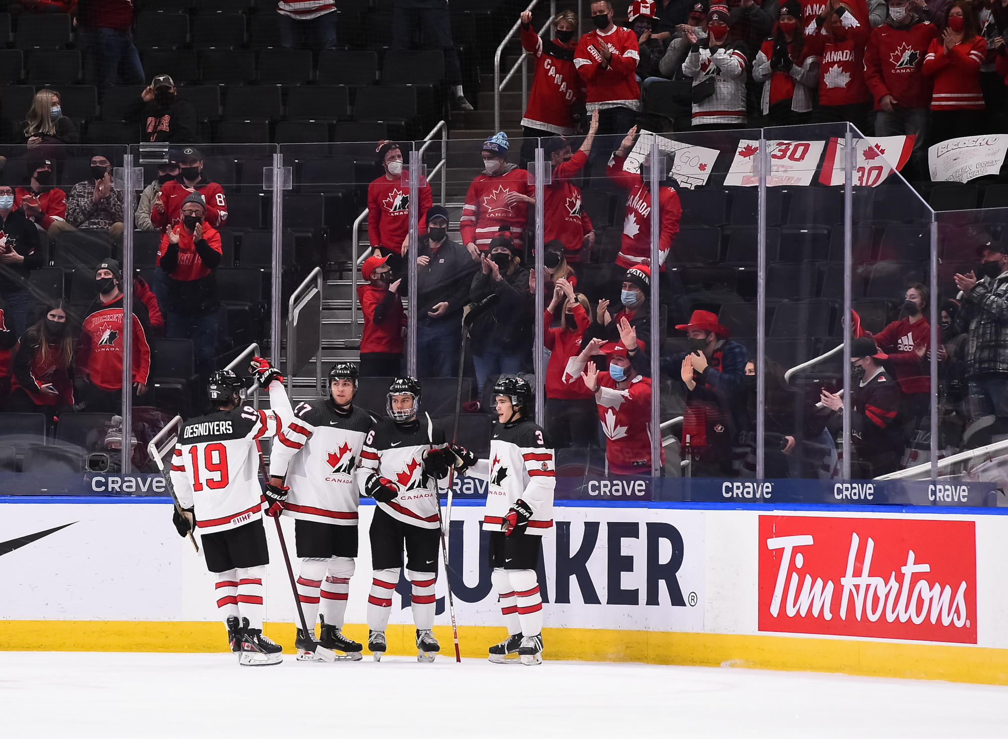 IIHF - Gallery: Austria vs Canada - 2022 IIHF World Junior