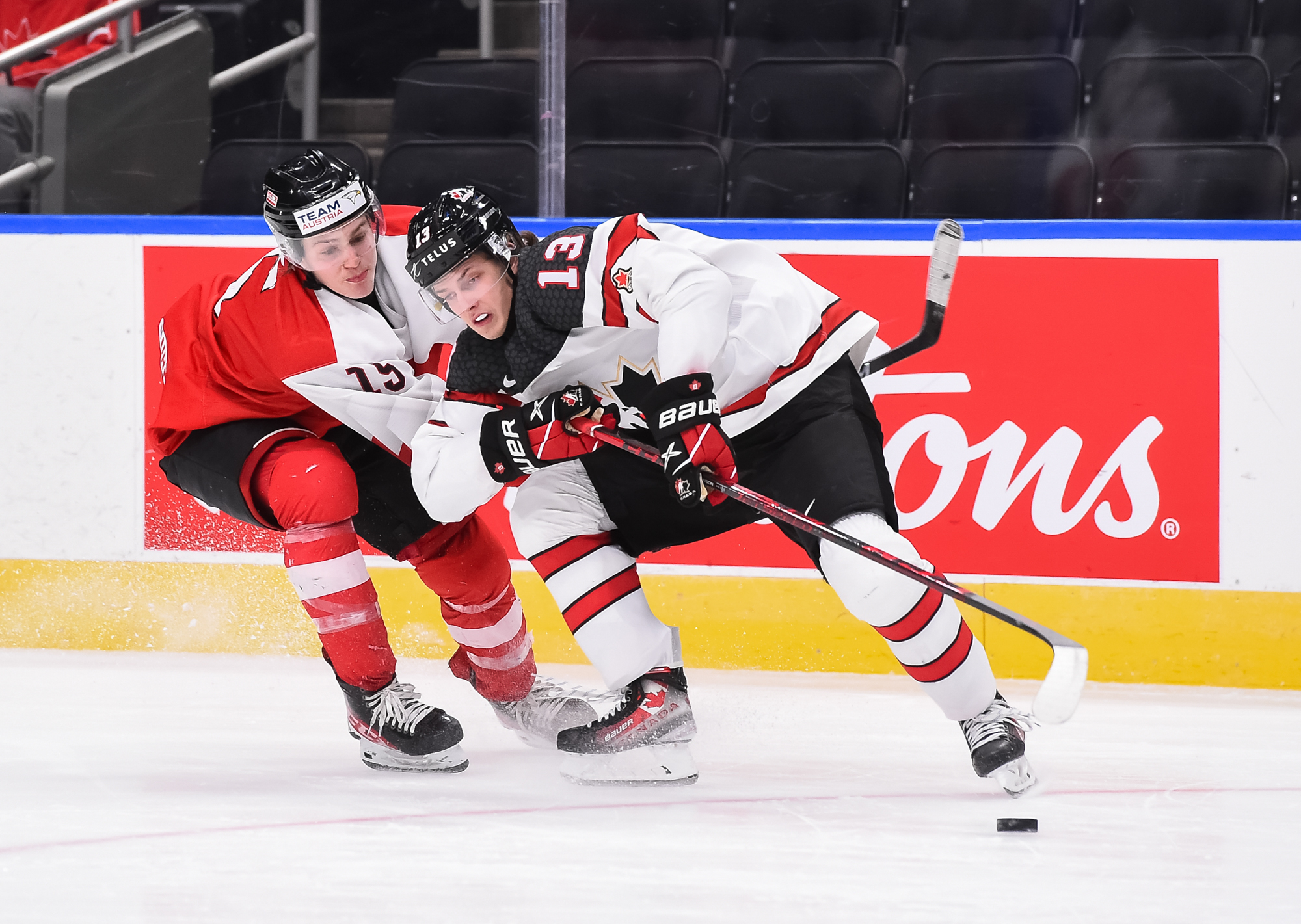 IIHF - Gallery: Austria vs Canada - 2022 IIHF World Junior