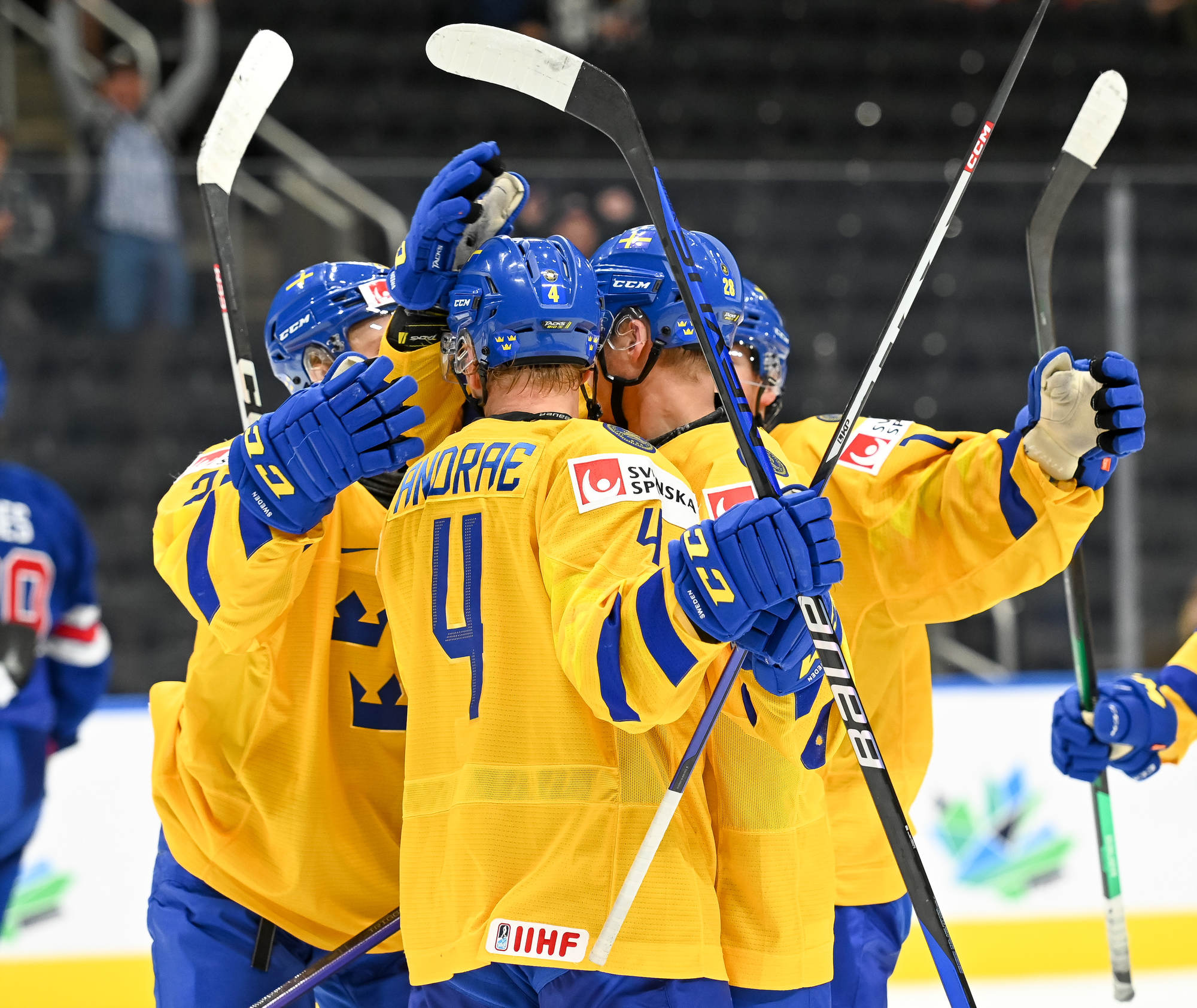 AHL all-stars meet Swedish club amidst jersey medley —