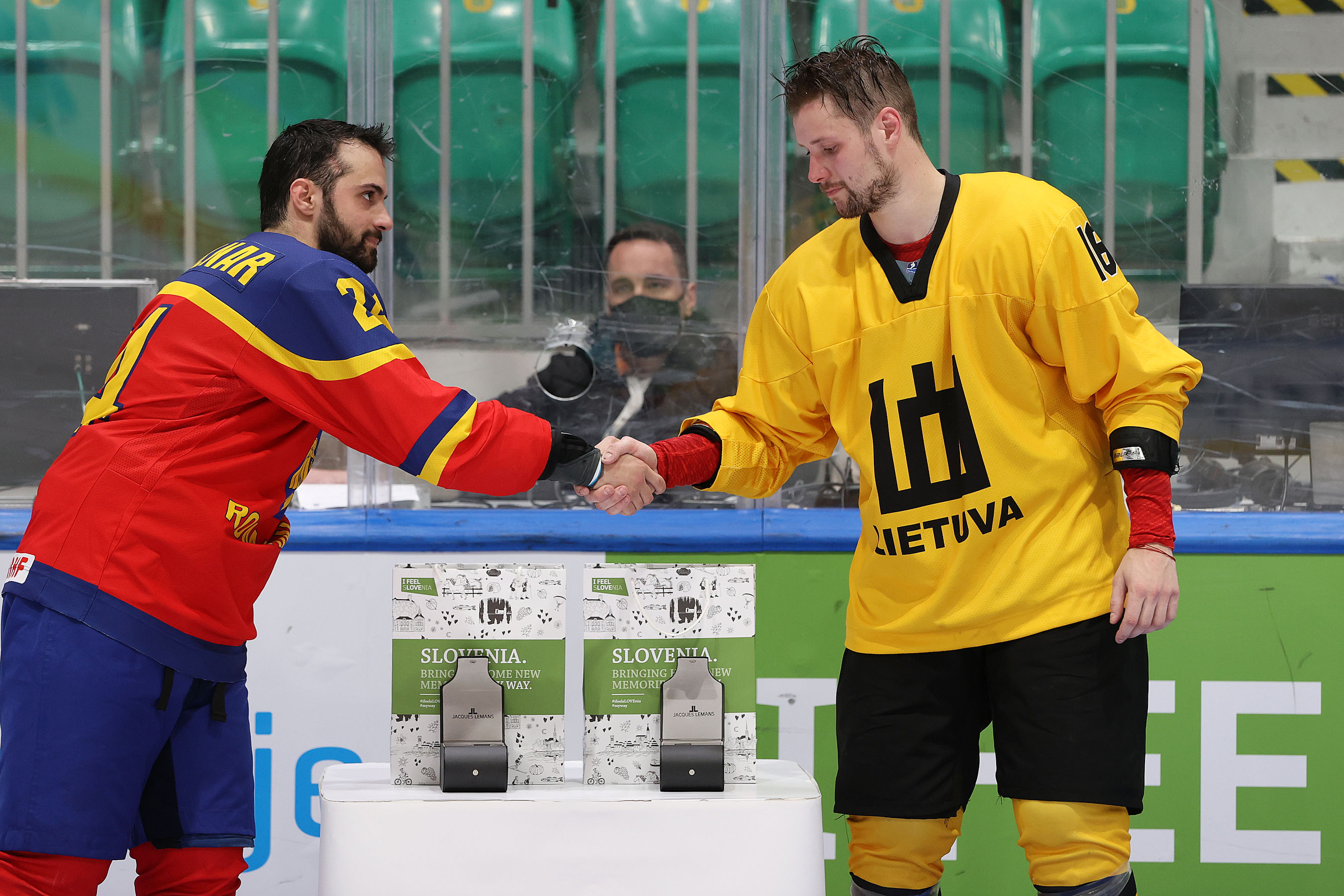 IIHF - Gallery: Lithuania vs Romania - 2022 IIHF Ice Hockey