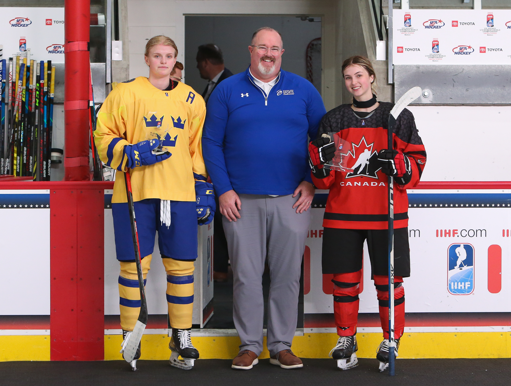 Iihf Gallery Canada Vs Sweden 22 Iihf Ice Hockey U18 Women S World Championship