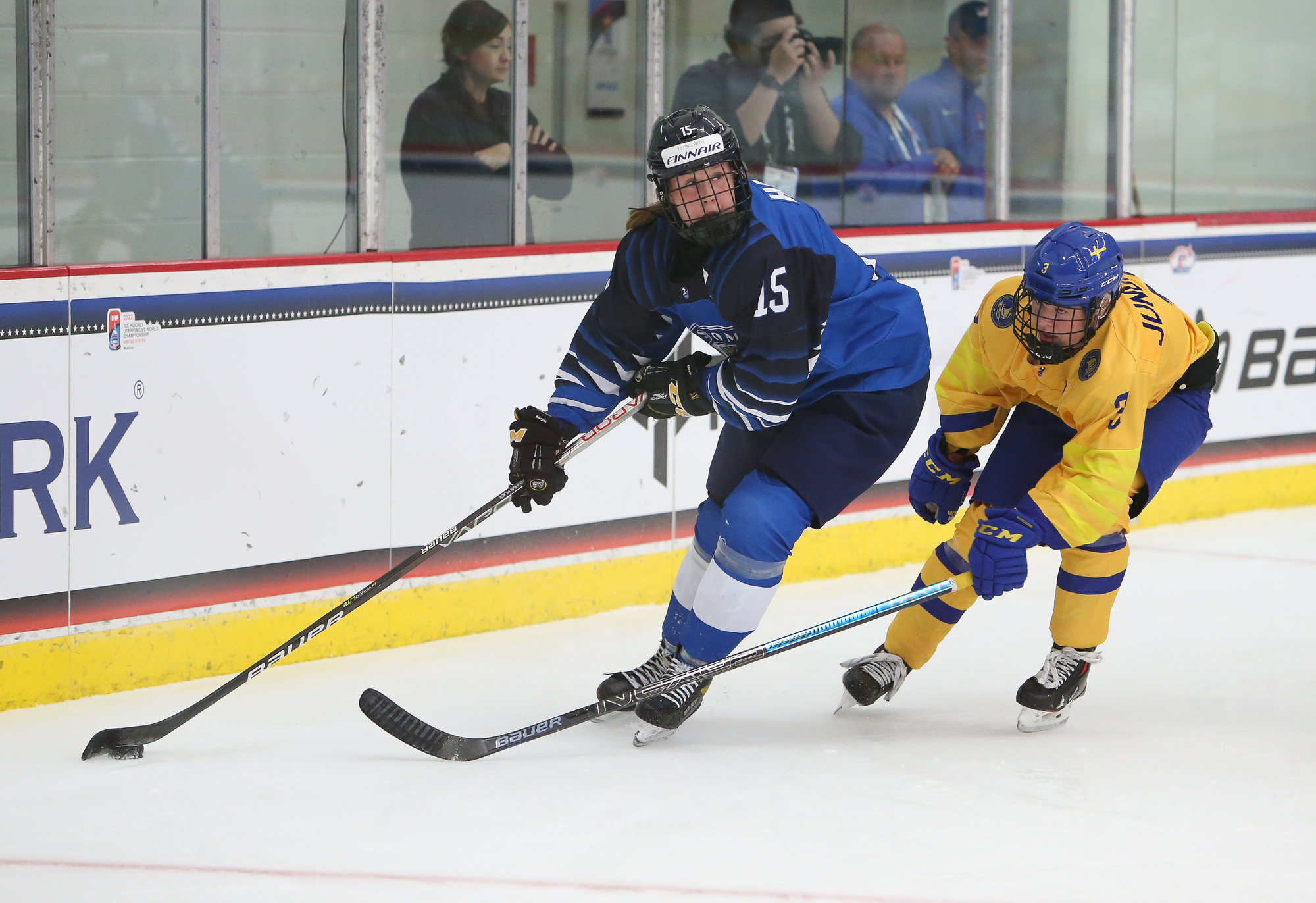 Iihf Gallery Finland Vs Sweden 22 Iihf Ice Hockey U18 Women S World Championship