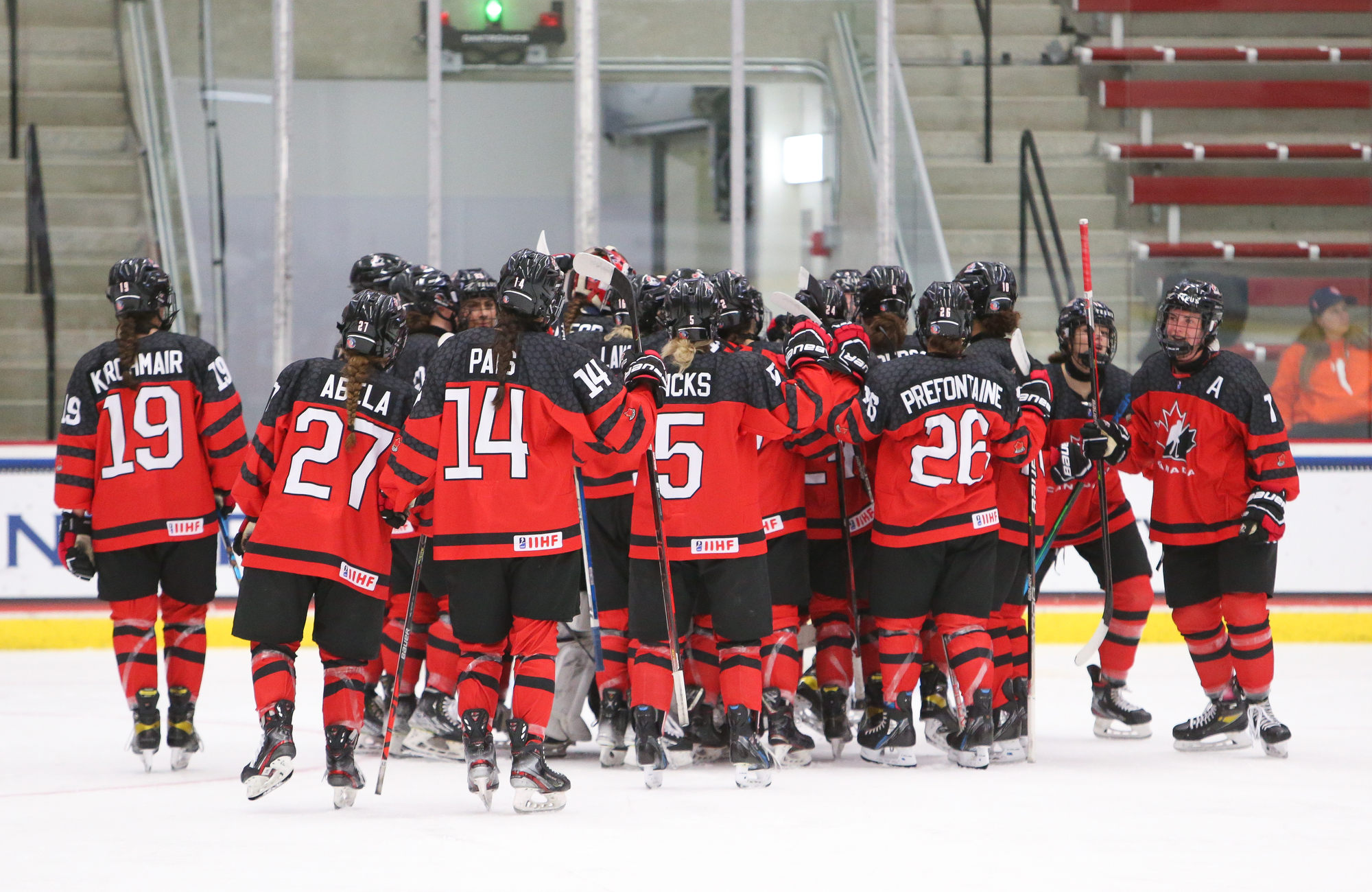 Iihf Gallery Canada Vs Slovakia Qf 22 Iihf Ice Hockey U18 Women S World Championship