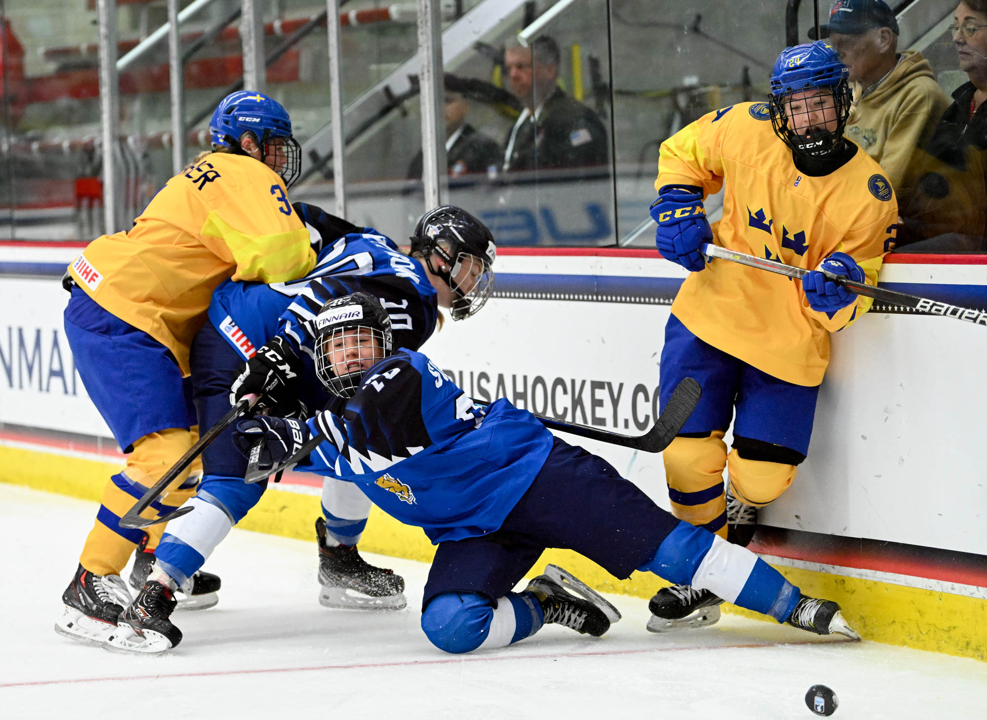 IIHF - Gallery: Finland vs Sweden (Bronze) - 2022 IIHF Ice Hockey U18  Women's World Championship