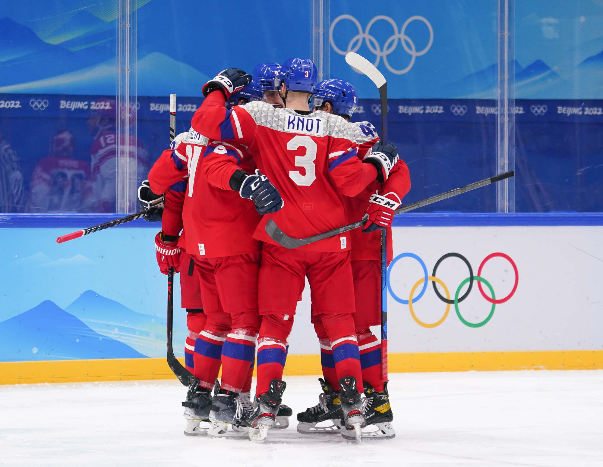 IIHF - Gallery: Czech Republic vs Denmark - 2022 Olympic Men's Ice