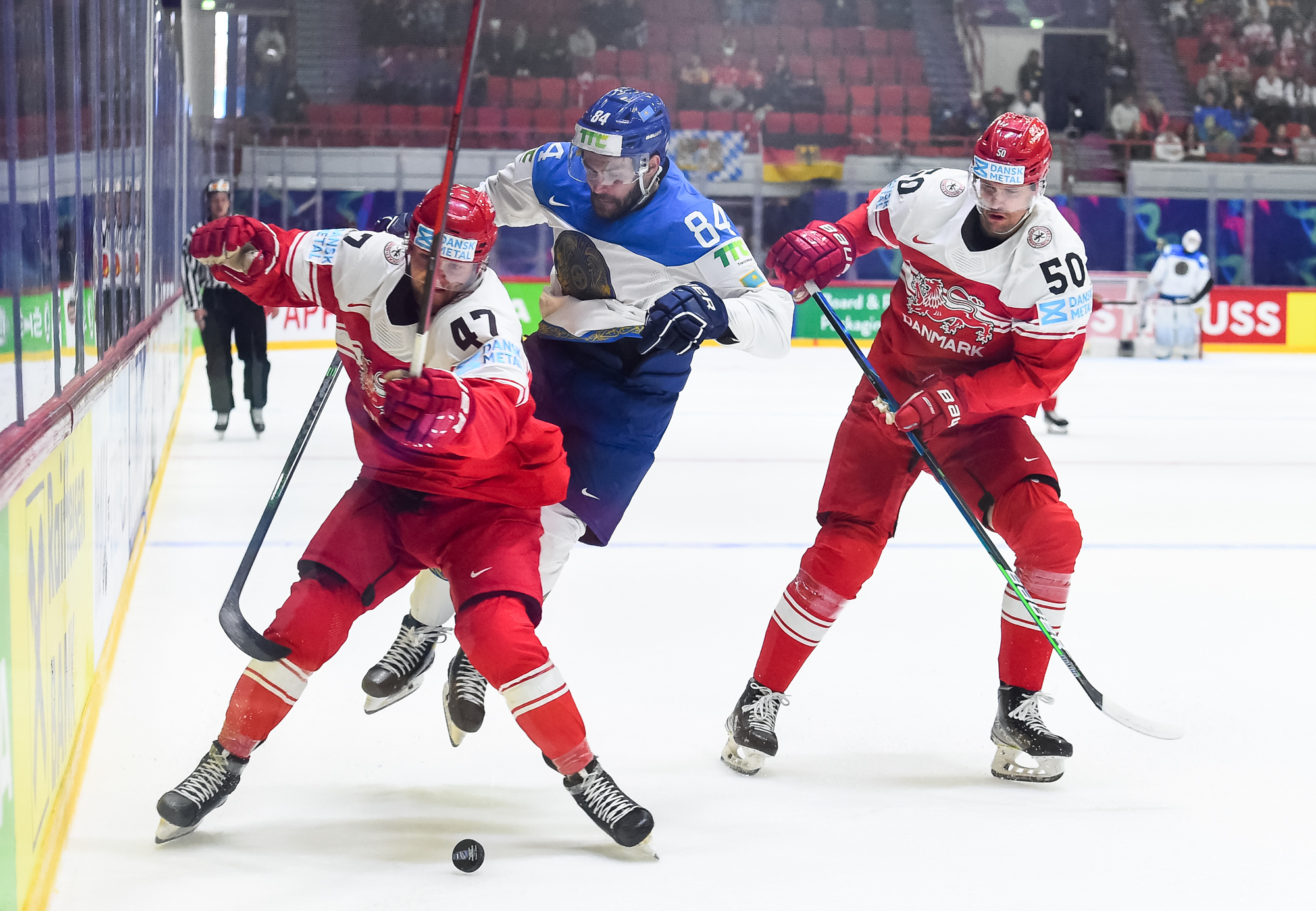 IIHF - Gallery: Denmark vs Kazakhstan - 2022 IIHF Ice Hockey World 