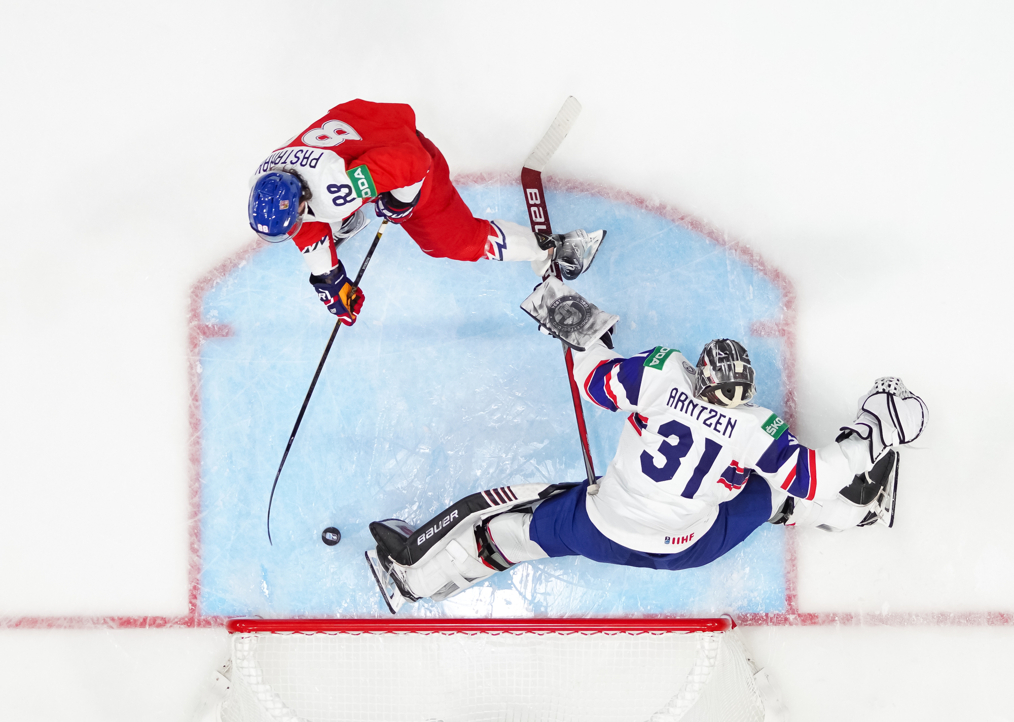 Hockey legend from All stars Czech Republic Team David Pastrnak prior to  the All Stars Czech Republic vs. Orli Znojmo exhibition hockey match in Zno  Stock Photo - Alamy