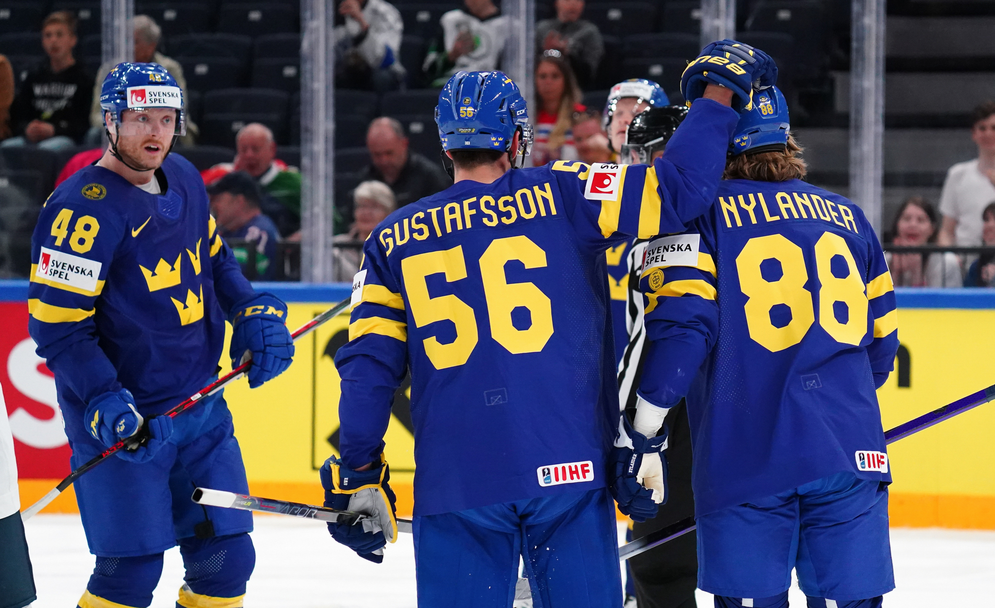 Tampere, Finland. 24th May, 2022. William Nylander of Sweden in