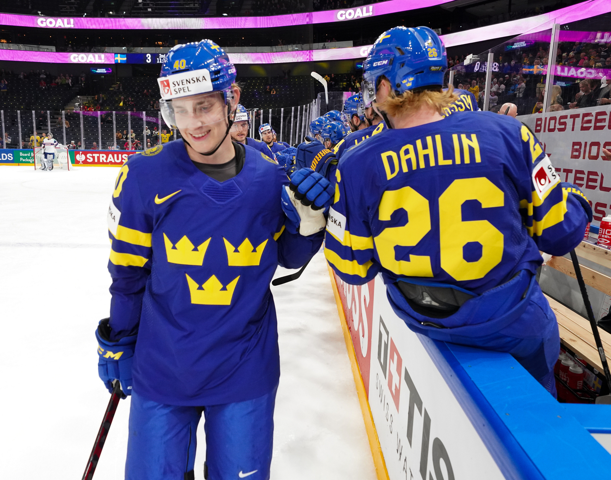 Sweden blue shop hockey jersey