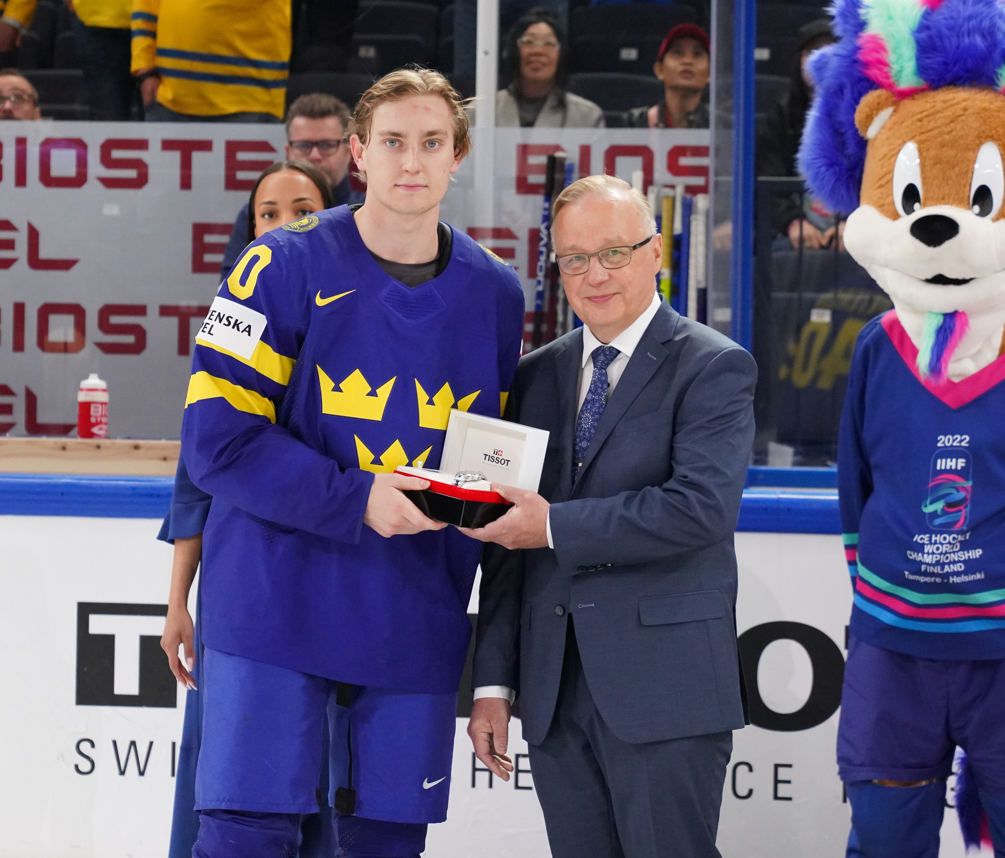 Tampere, Finland. 24th May, 2022. William Nylander of Sweden in