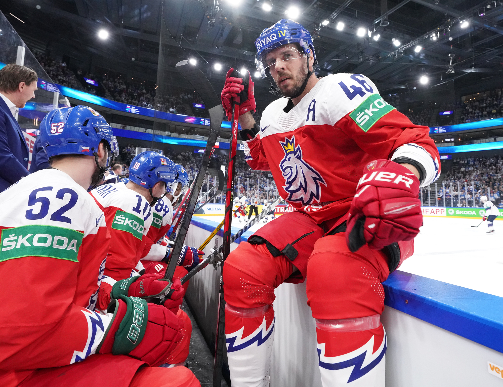 Lot Detail - Sam Lafferty - Game-Worn 2022 IIHF World Championship