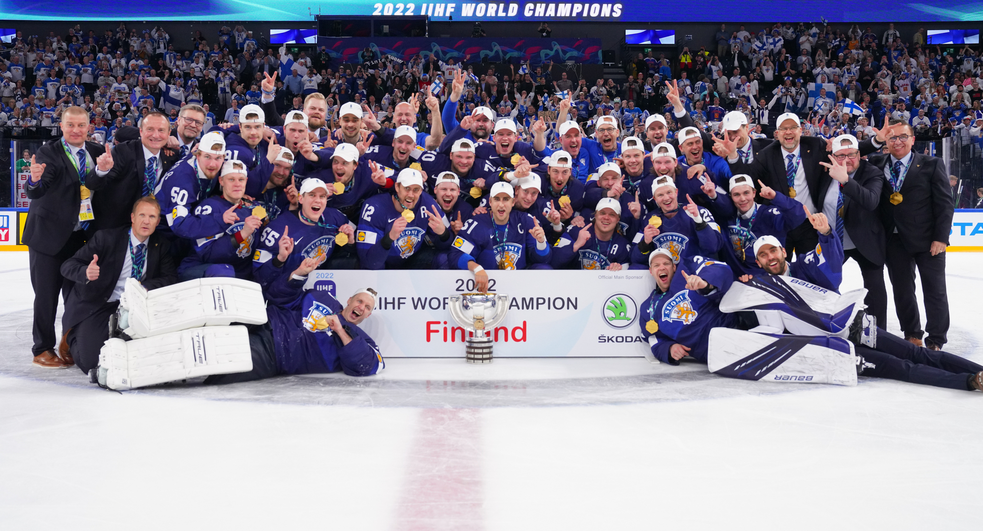 IIHF - Gallery: Finland vs Canada (Final) - 2022 IIHF Ice Hockey World Championship