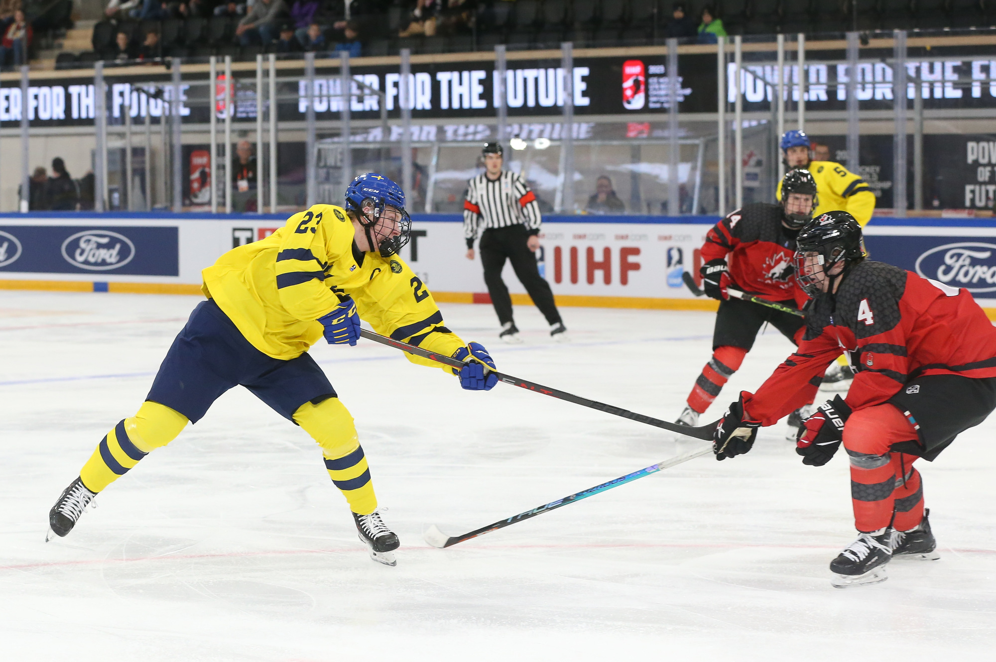 IIHF Gallery Canada vs Sweden 2023 IIHF Ice Hockey U18 World