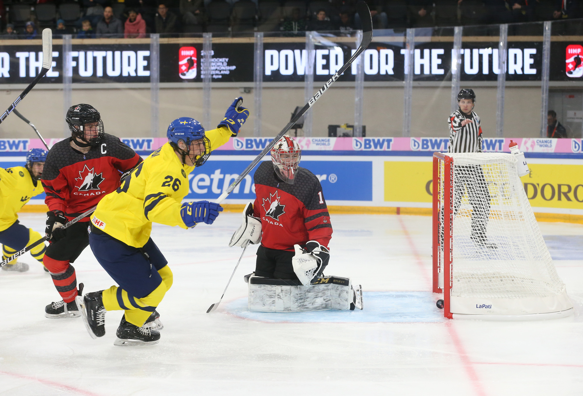 IIHF Gallery Canada vs Sweden 2023 IIHF Ice Hockey U18 World