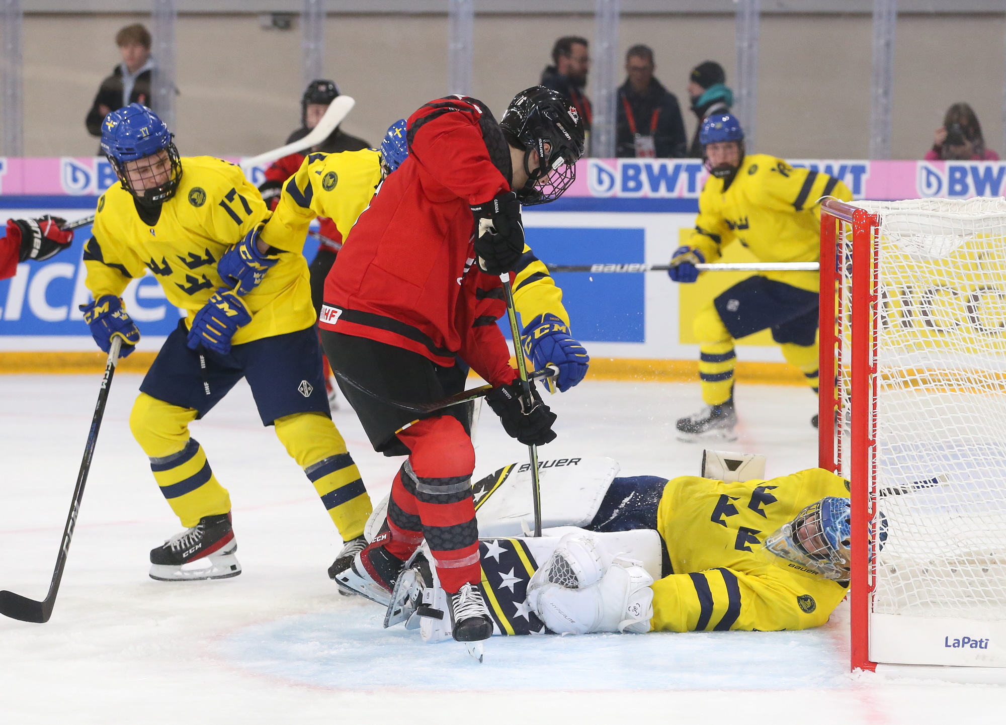 IIHF Gallery Canada vs Sweden 2023 IIHF Ice Hockey U18 World