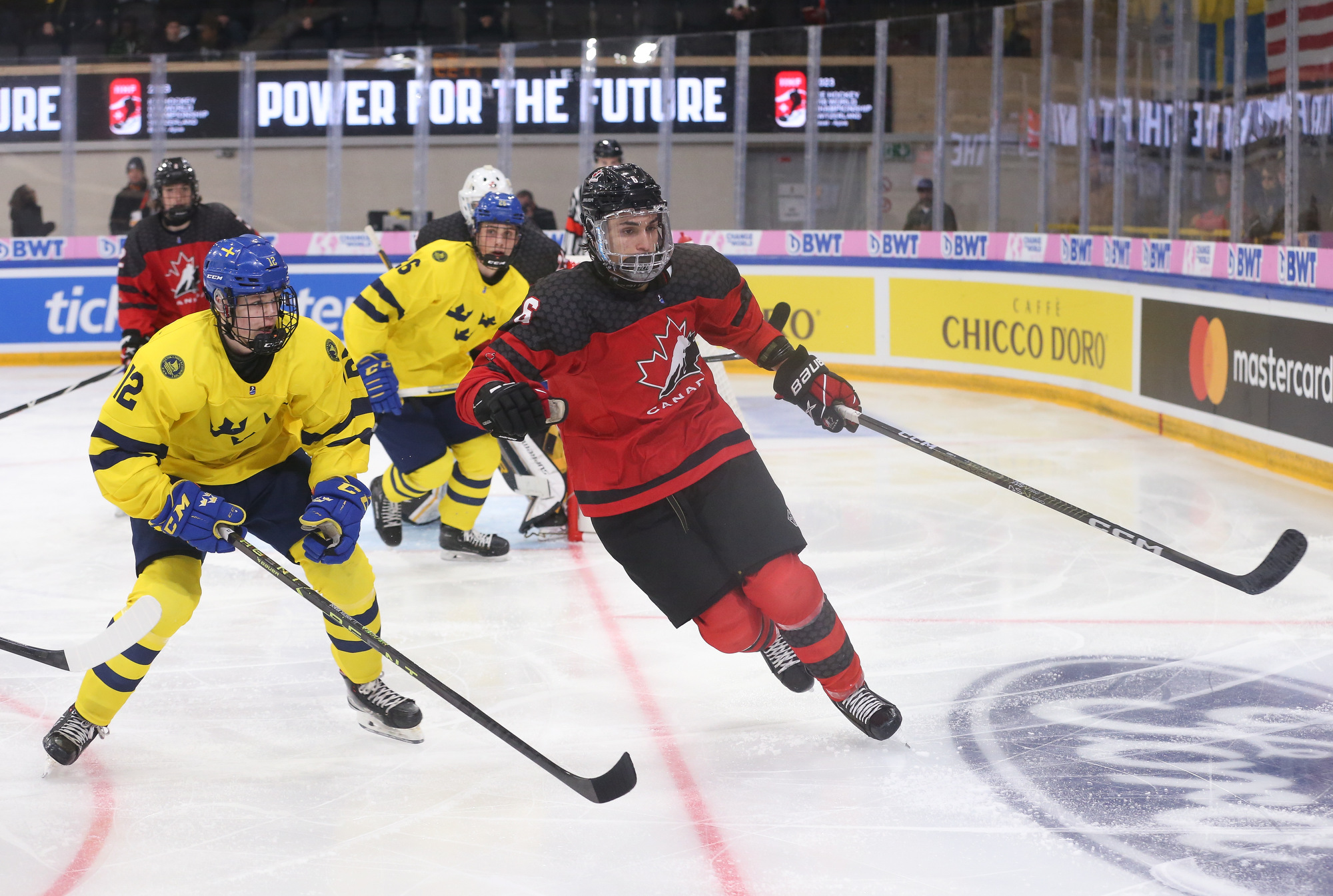 IIHF Gallery Canada vs Sweden 2023 IIHF Ice Hockey U18 World