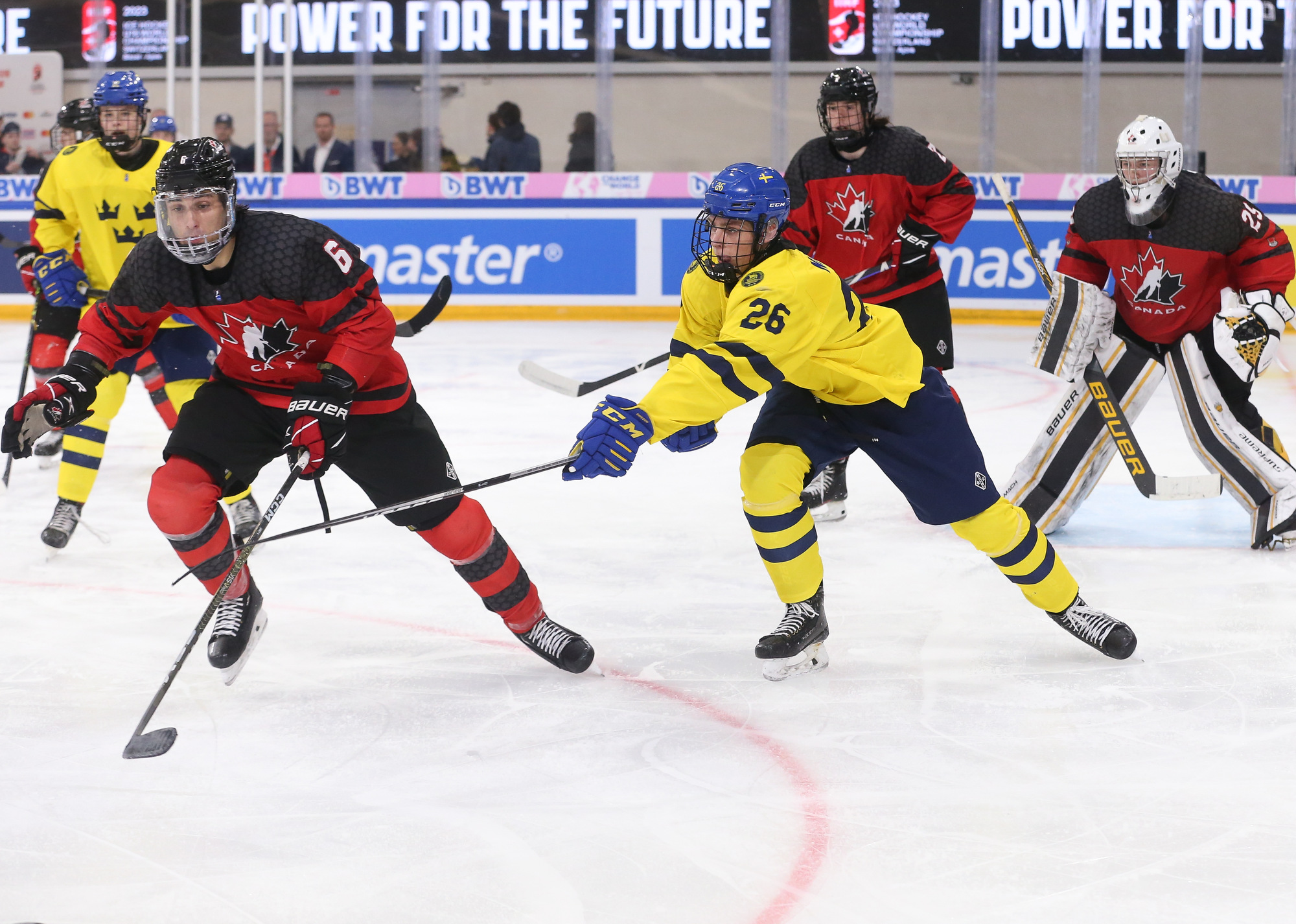 IIHF Gallery Canada vs Sweden 2023 IIHF Ice Hockey U18 World