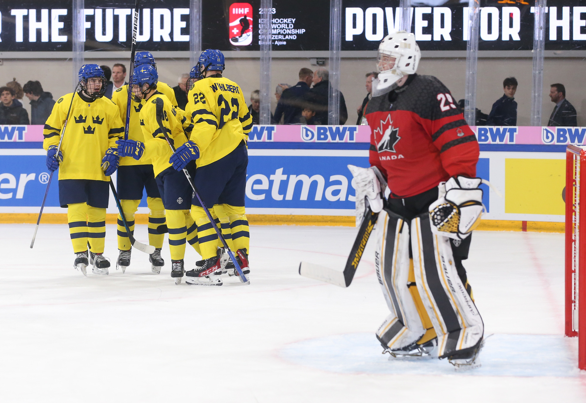 IIHF Gallery Canada vs Sweden 2023 IIHF Ice Hockey U18 World