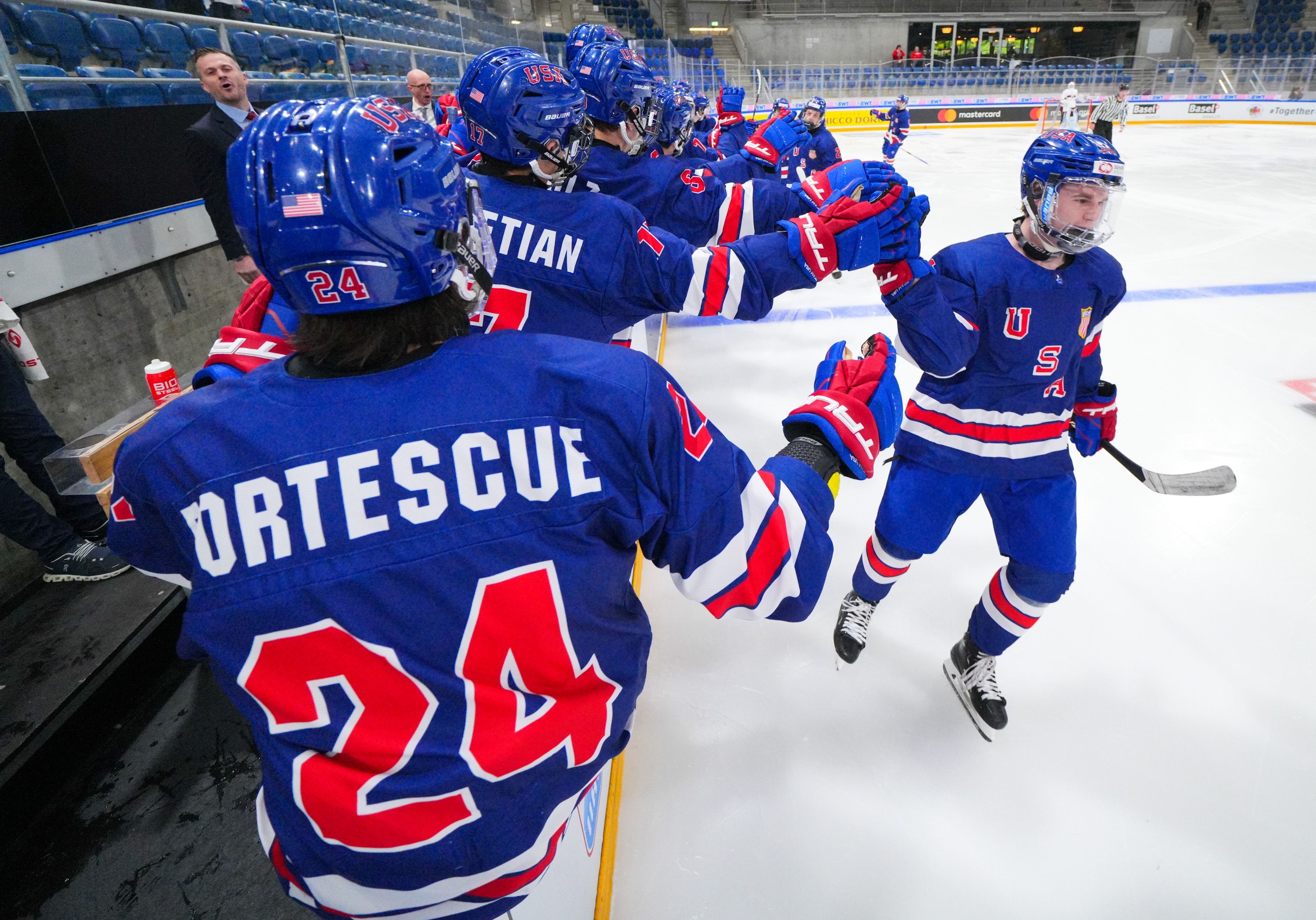 Iihf Gallery United States Vs Latvia 2023 Iihf Ice Hockey U18