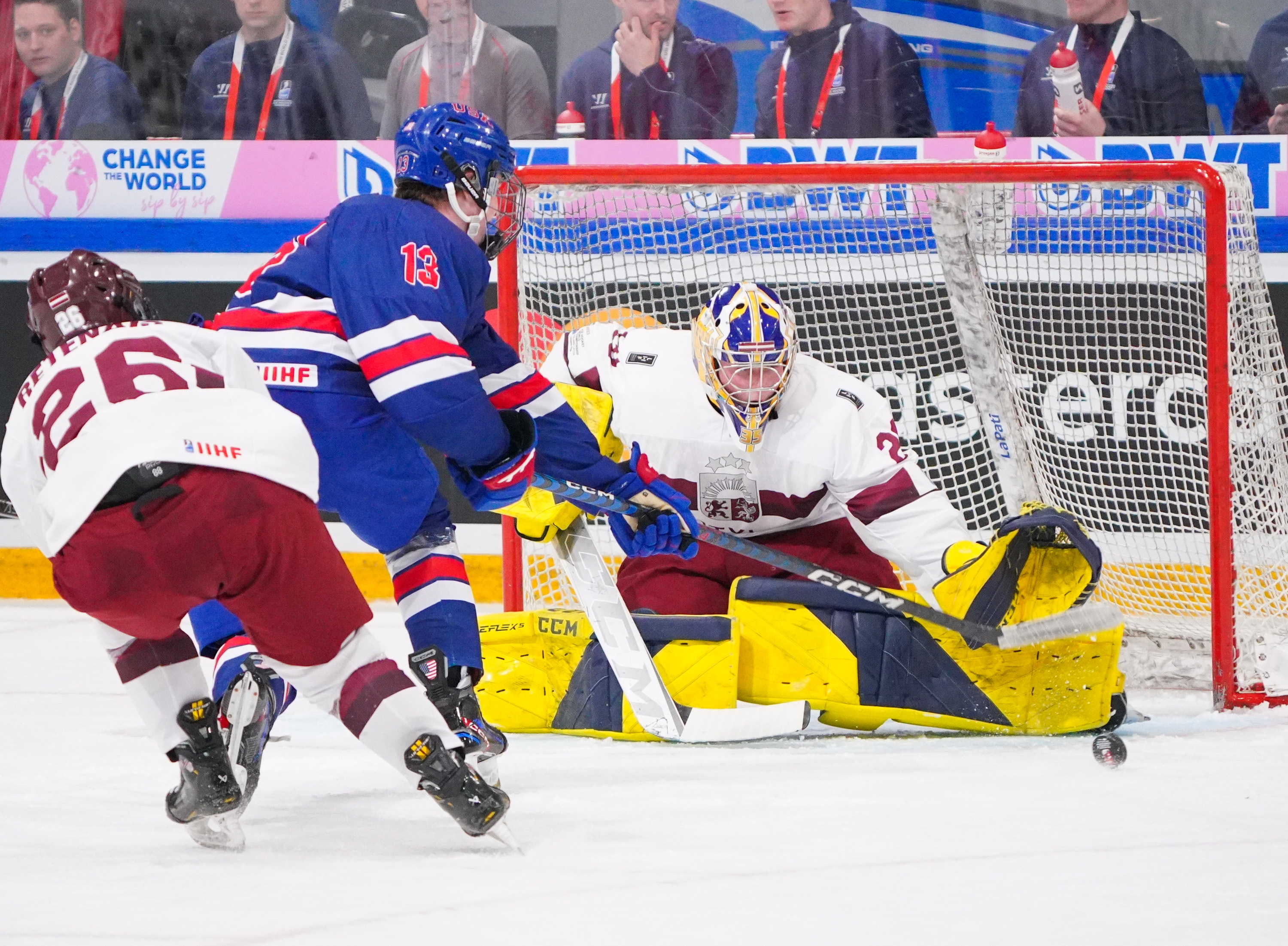 Iihf Gallery United States Vs Latvia 2023 Iihf Ice Hockey U18