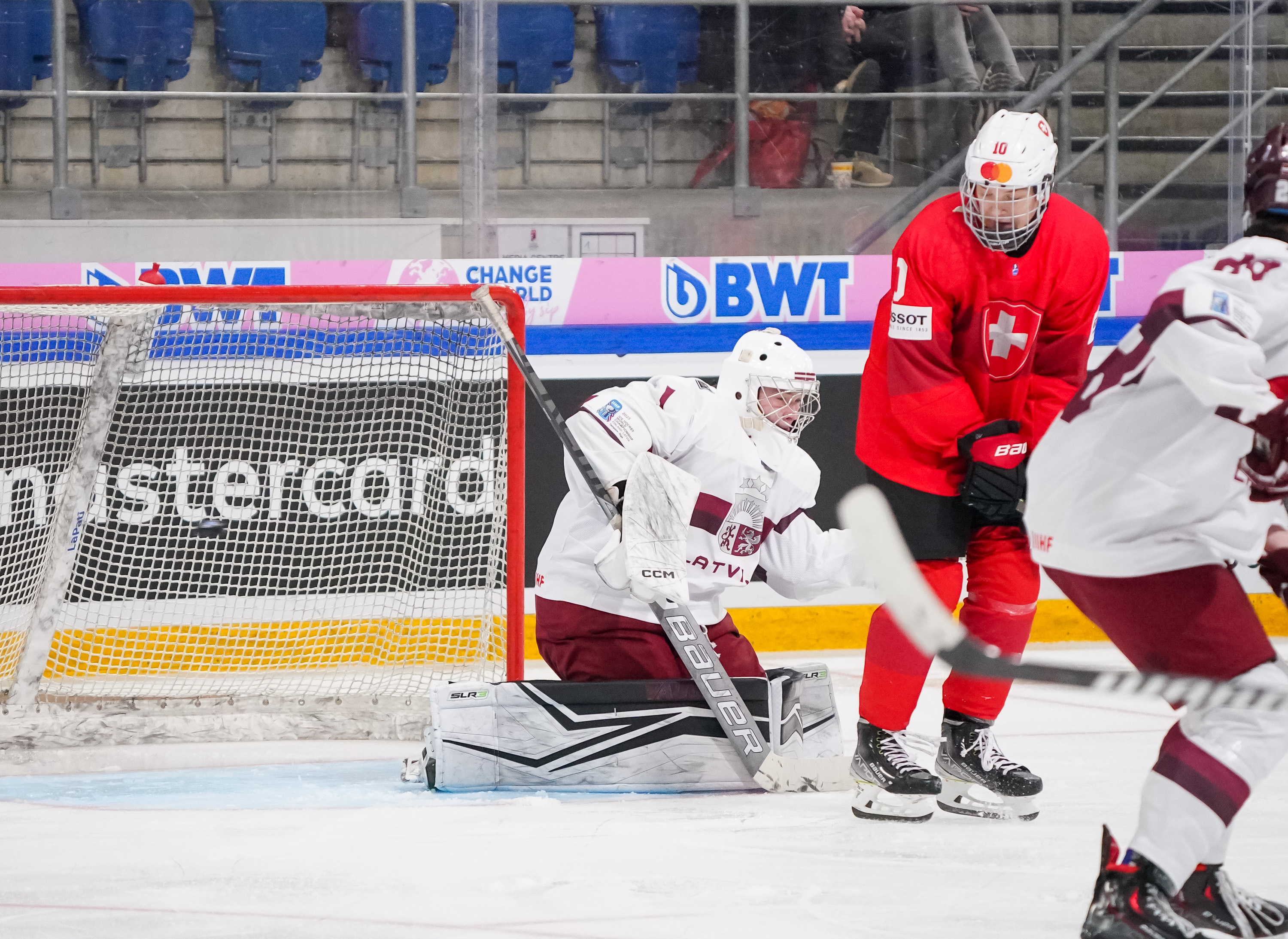 IIHF Gallery Switzerland vs Latvia 2023 IIHF Ice Hockey U18 World