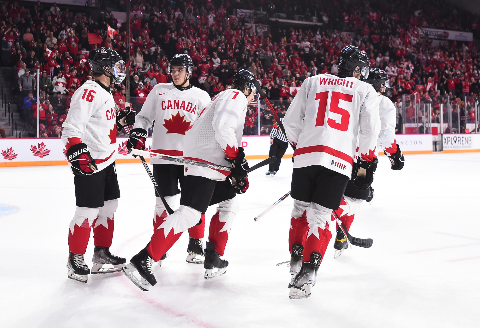 IIHF - Gallery: Austria vs Canada - 2022 IIHF World Junior