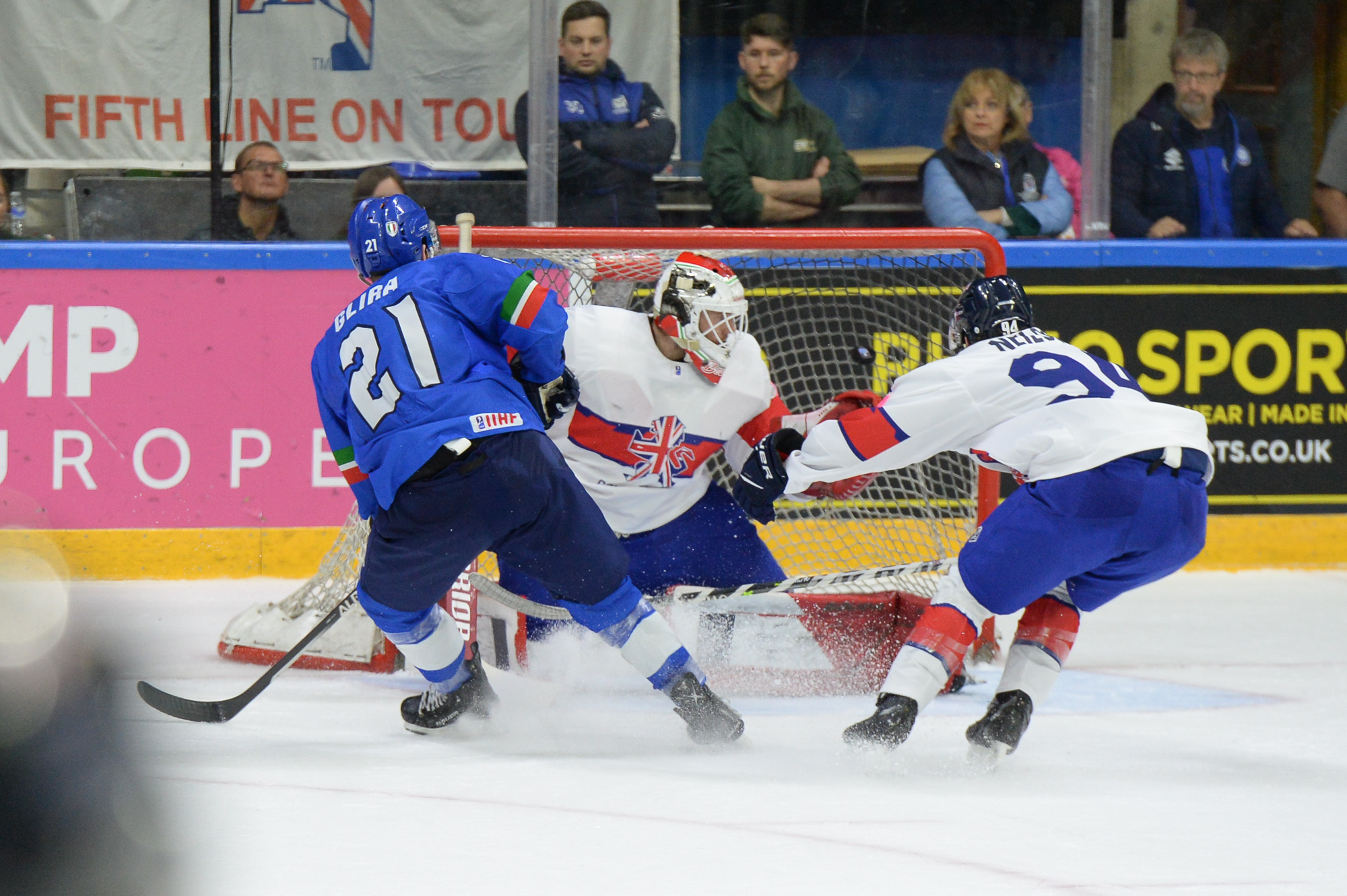 IIHF - Gallery: Italy vs Great Britain - 2023 IIHF Ice Hockey World  Championship Division I Group A