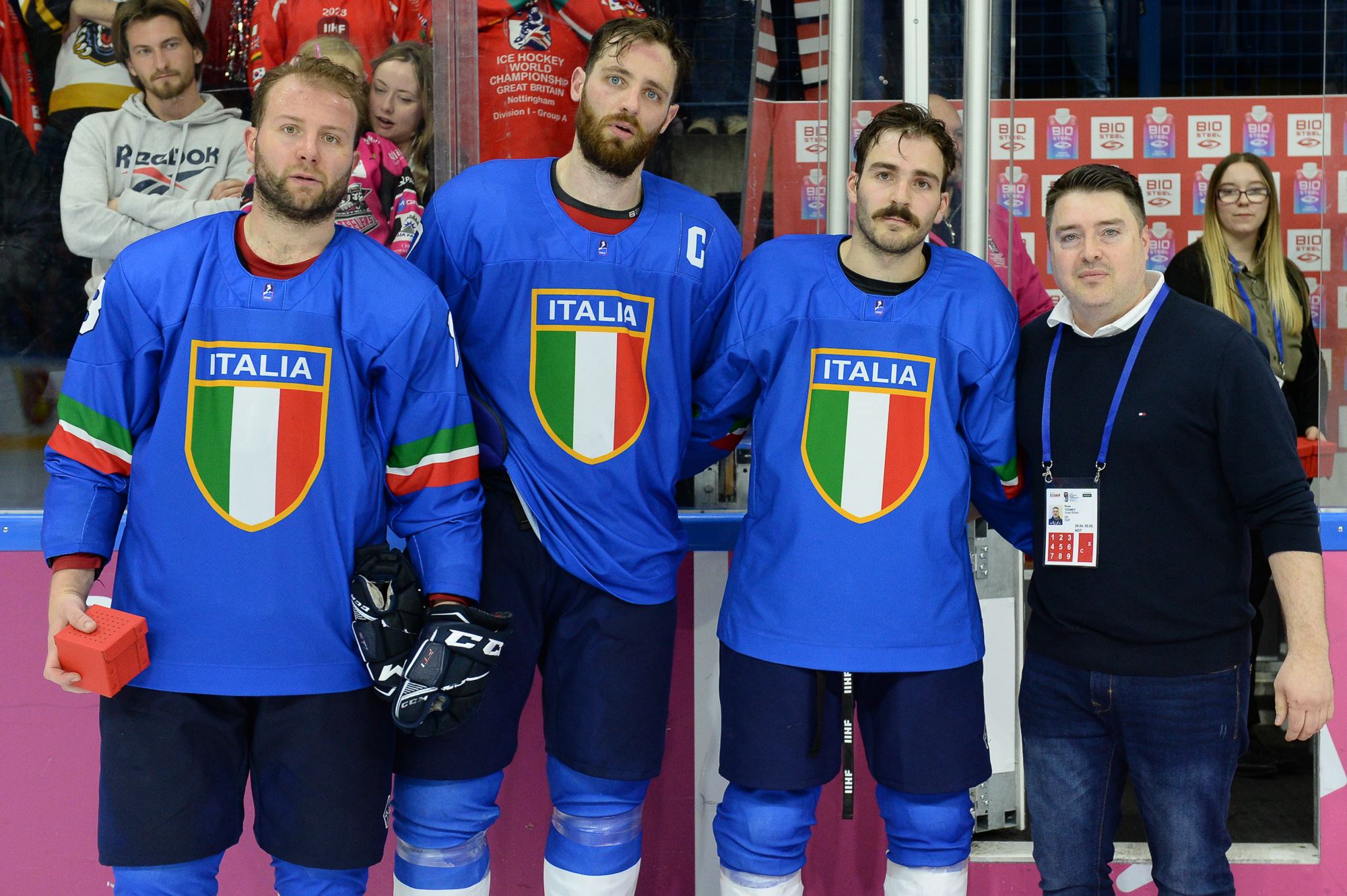 IIHF - Gallery: Italy vs Great Britain - 2023 IIHF Ice Hockey World  Championship Division I Group A