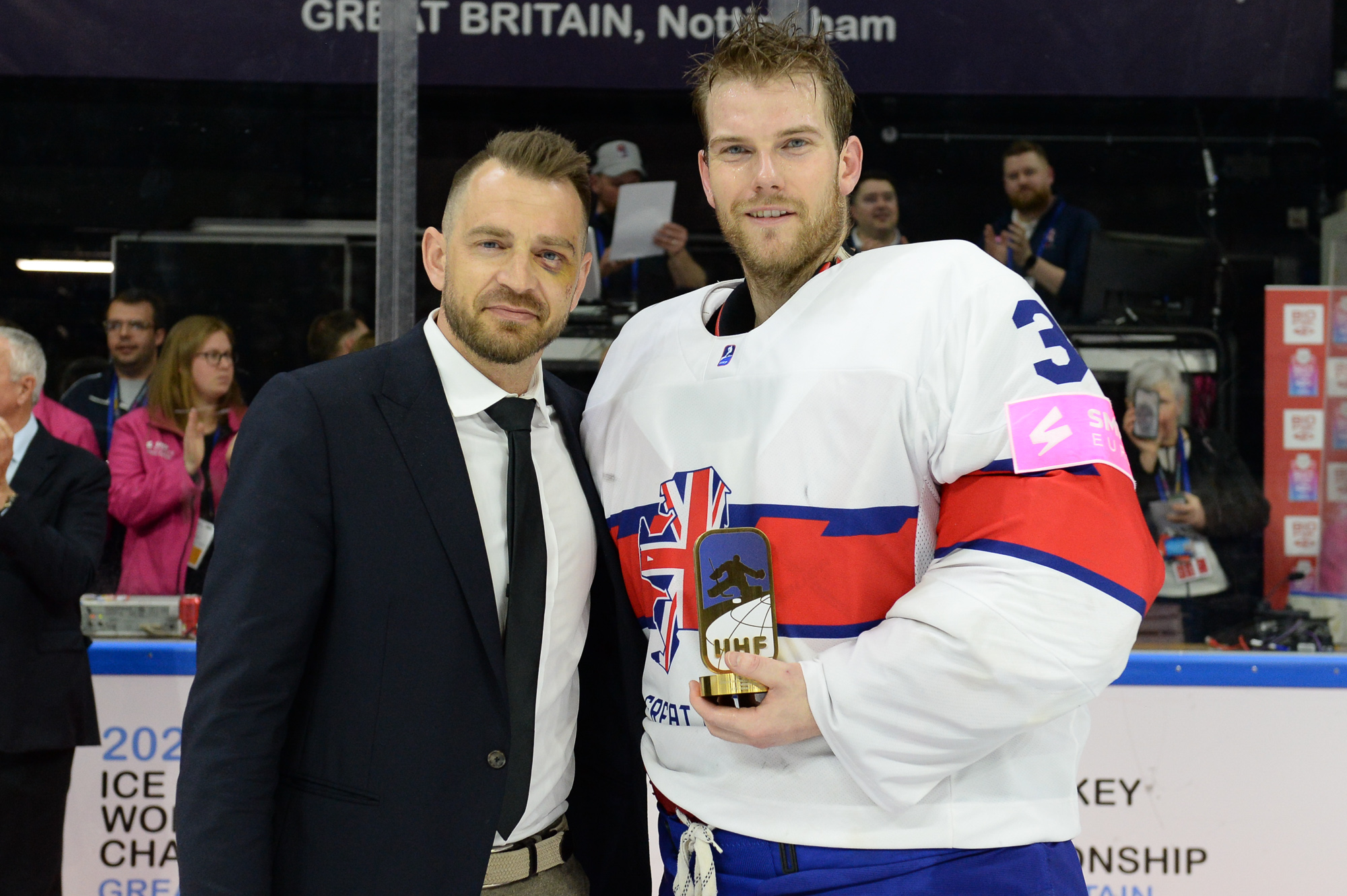 IIHF - Gallery: Italy vs Great Britain - 2023 IIHF Ice Hockey World  Championship Division I Group A