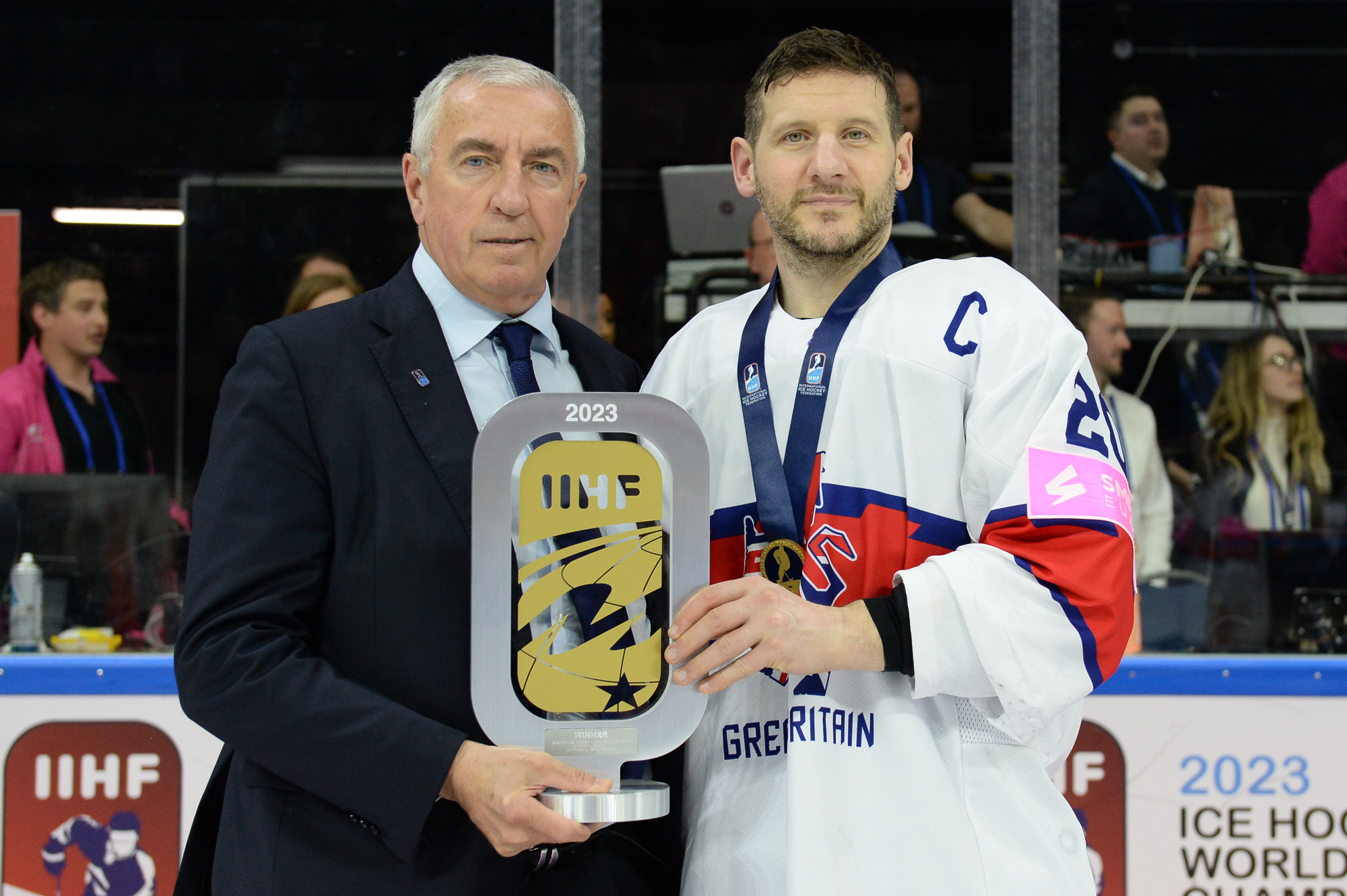 IIHF - Gallery: Italy vs Great Britain - 2023 IIHF Ice Hockey World  Championship Division I Group A