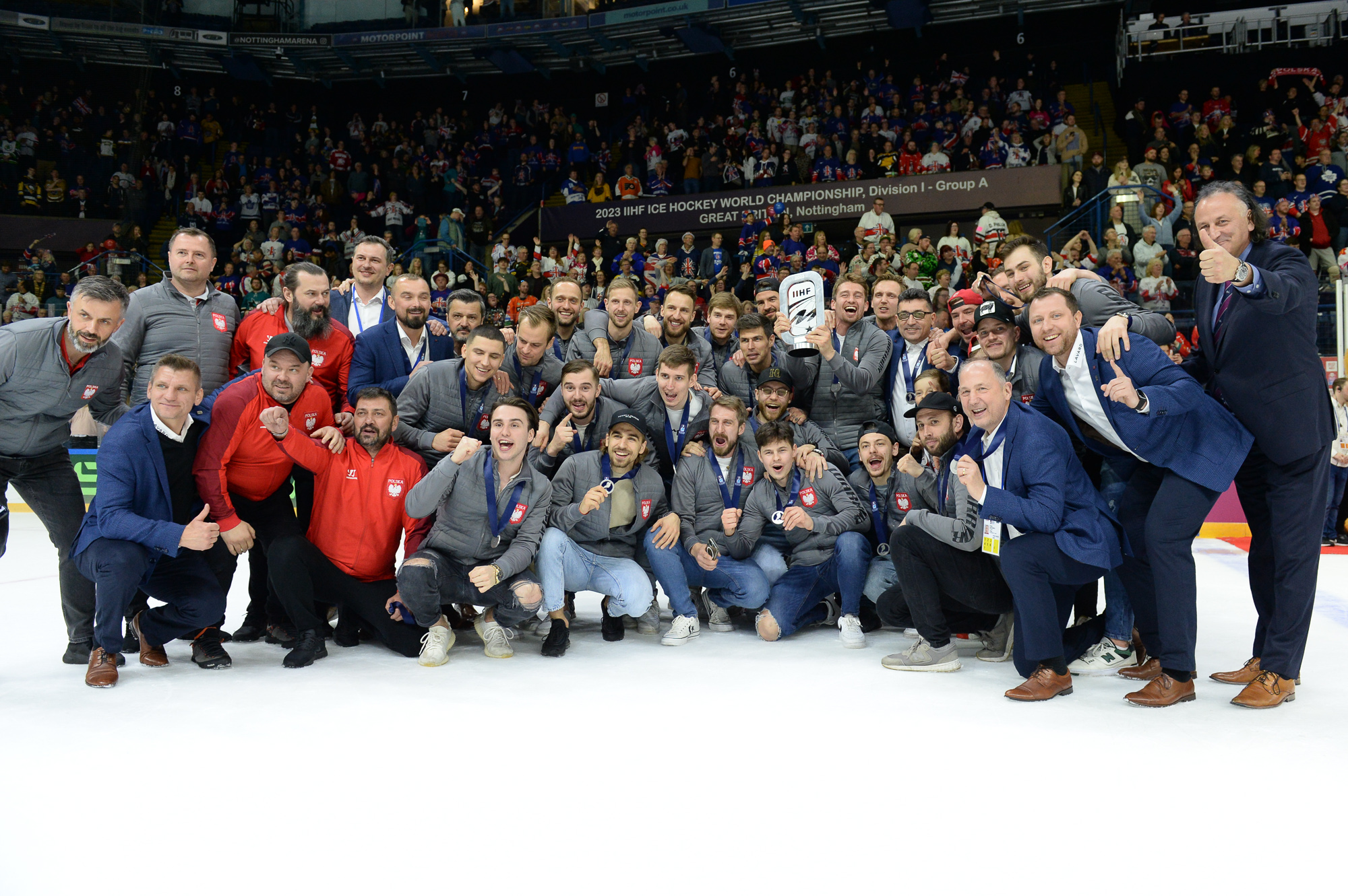 IIHF - Gallery: Italy vs Great Britain - 2023 IIHF Ice Hockey World  Championship Division I Group A