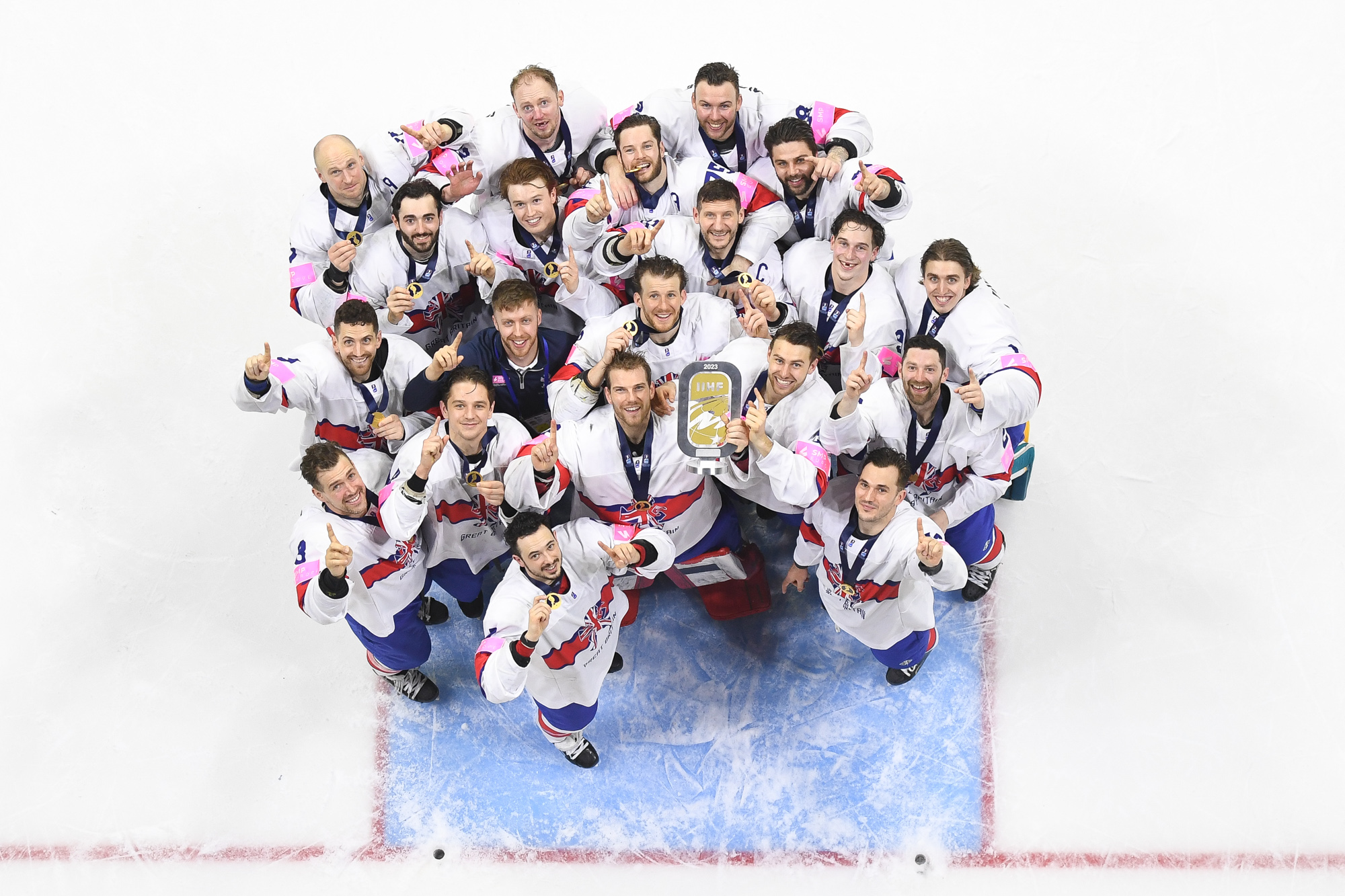 IIHF - Gallery: Italy vs Great Britain - 2023 IIHF Ice Hockey World  Championship Division I Group A