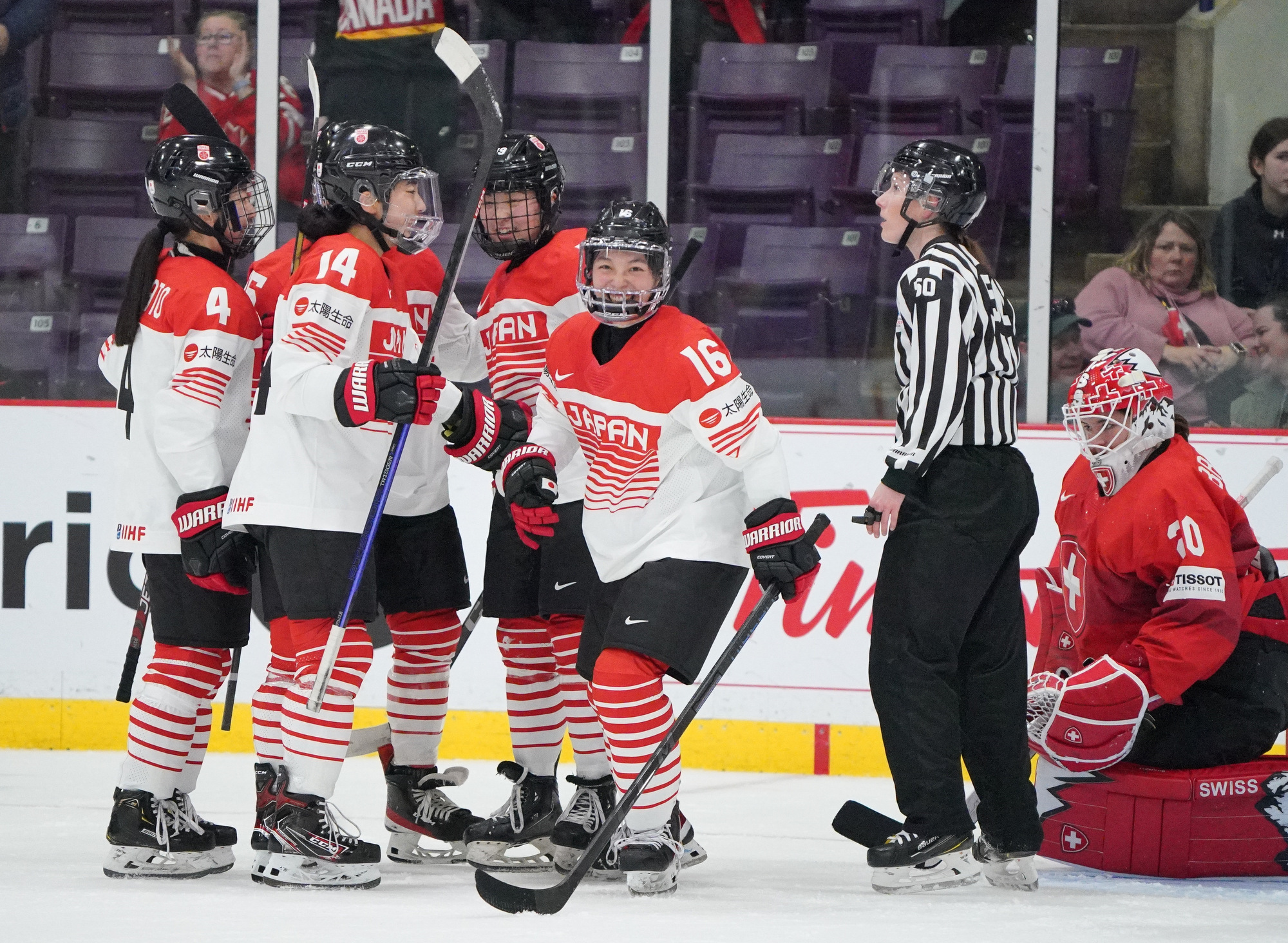 IIHF - Gallery: Switzerland vs Japan - 2023 IIHF Women's World Championship