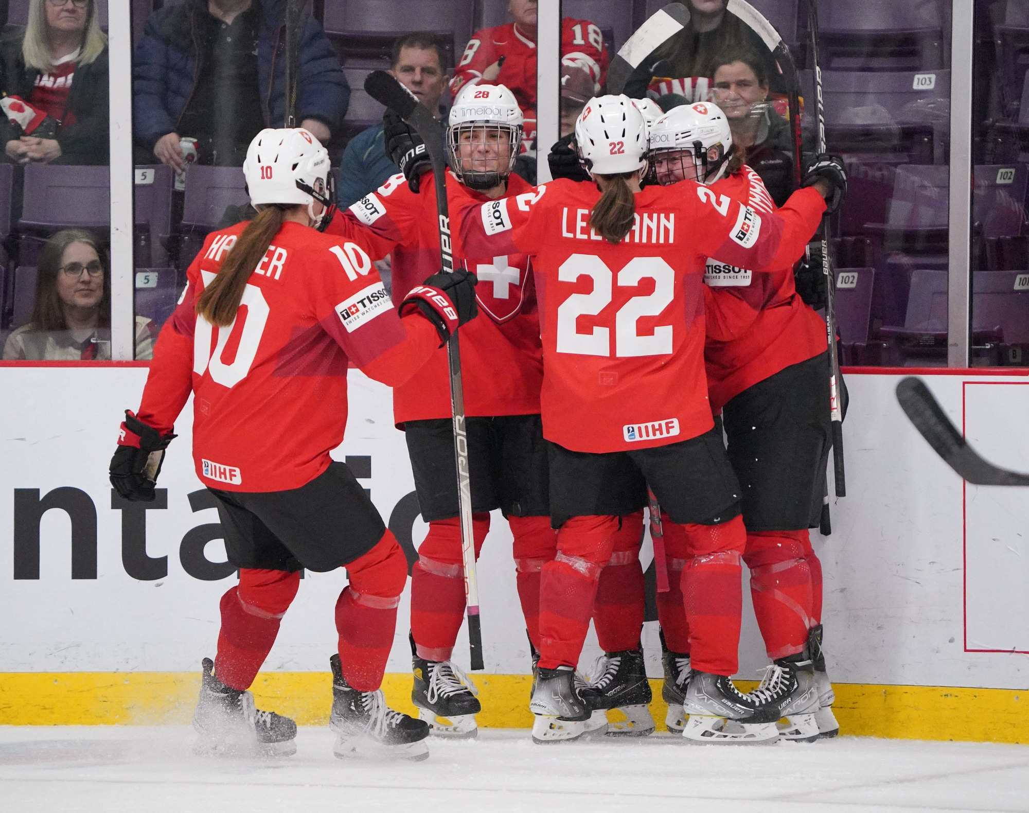 IIHF Gallery Switzerland vs Japan 2023 IIHF Women s World