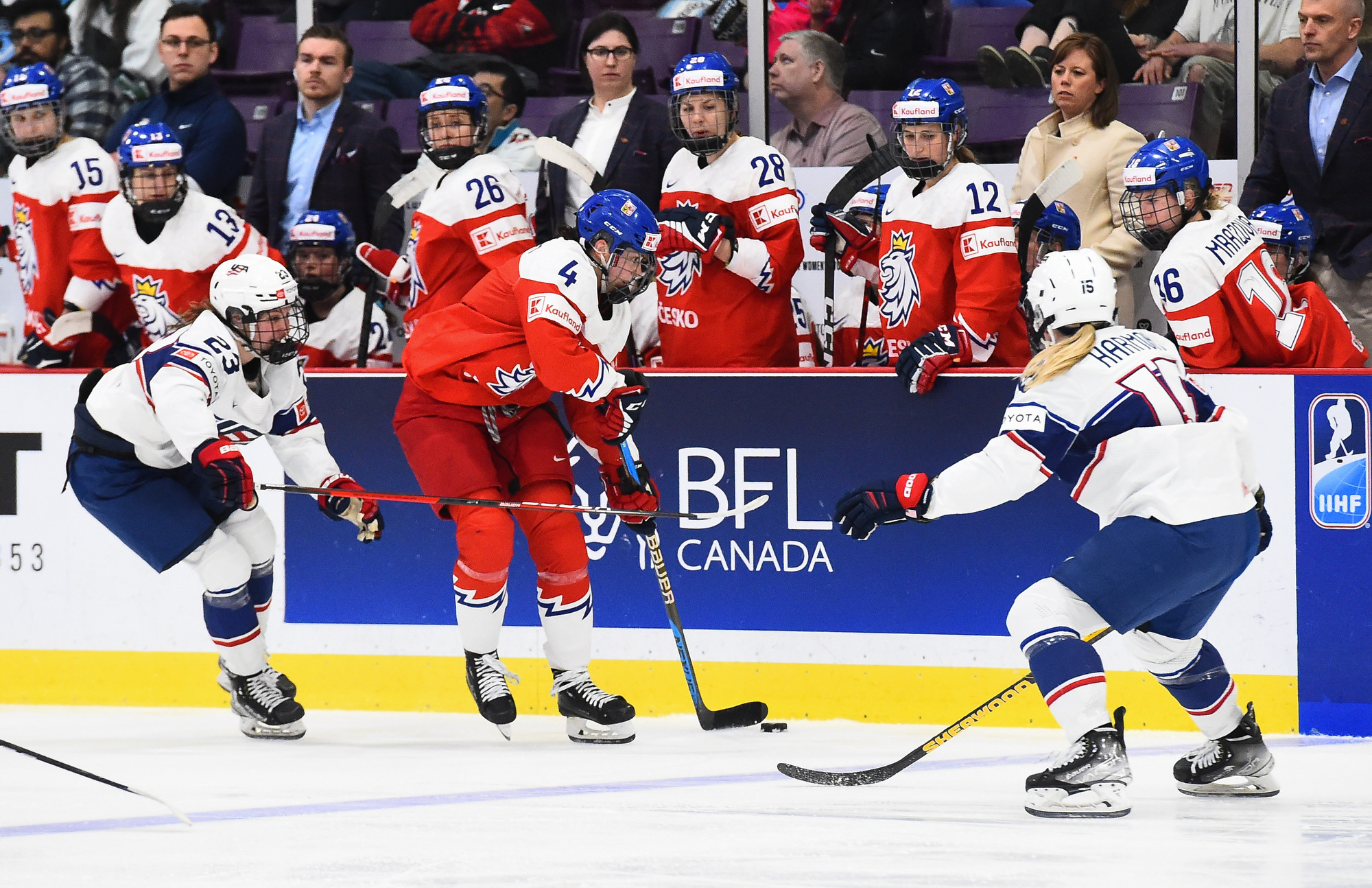 IIHF - Gallery: United States vs Czechia (SF) - 2023 IIHF Women's World ...