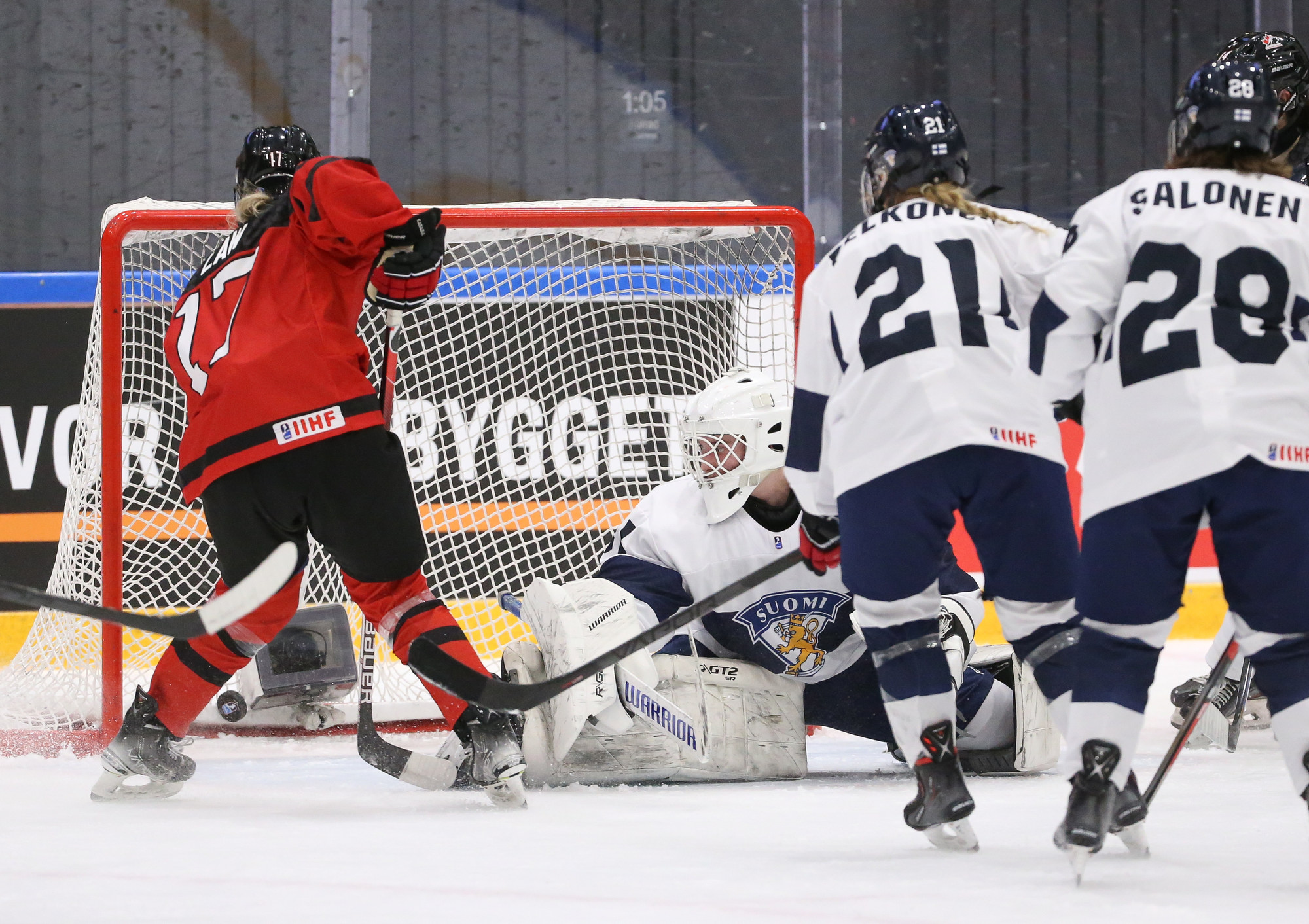 IIHF Gallery Canada vs Finland 2023 IIHF Ice Hockey U18 Women's