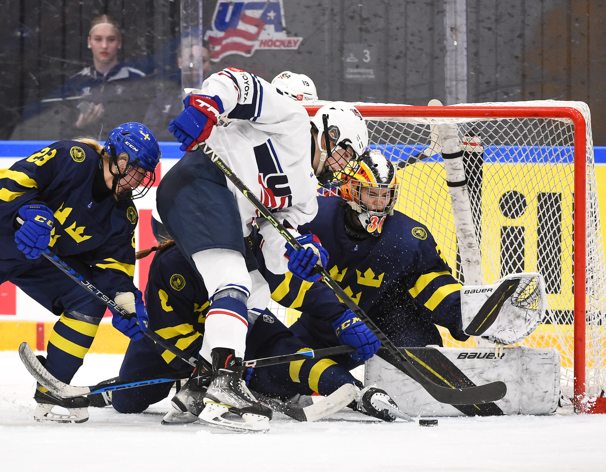 IIHF Gallery United States vs Sweden (SF) 2023 IIHF Ice Hockey U18