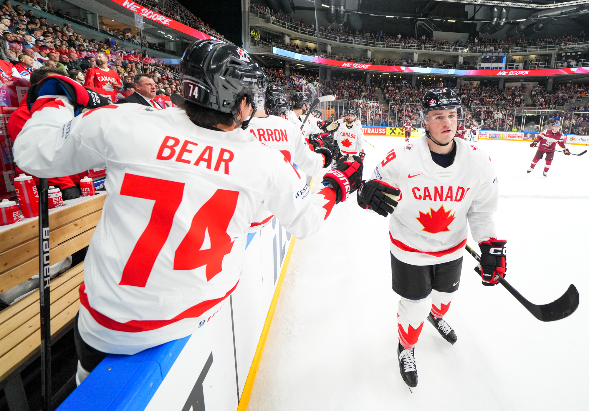 IIHF Gallery Latvia vs Canada 2023 IIHF WM