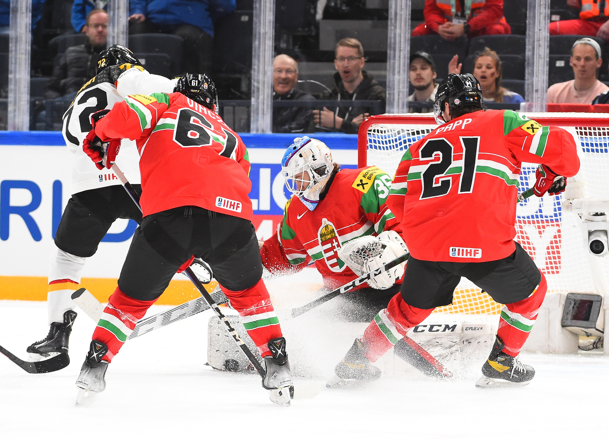 IIHF - Gallery: Germany vs Hungary - 2023 IIHF WM