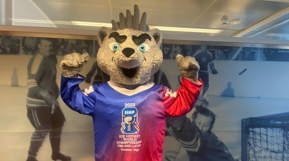IIHF Hedgehog Spiky returns