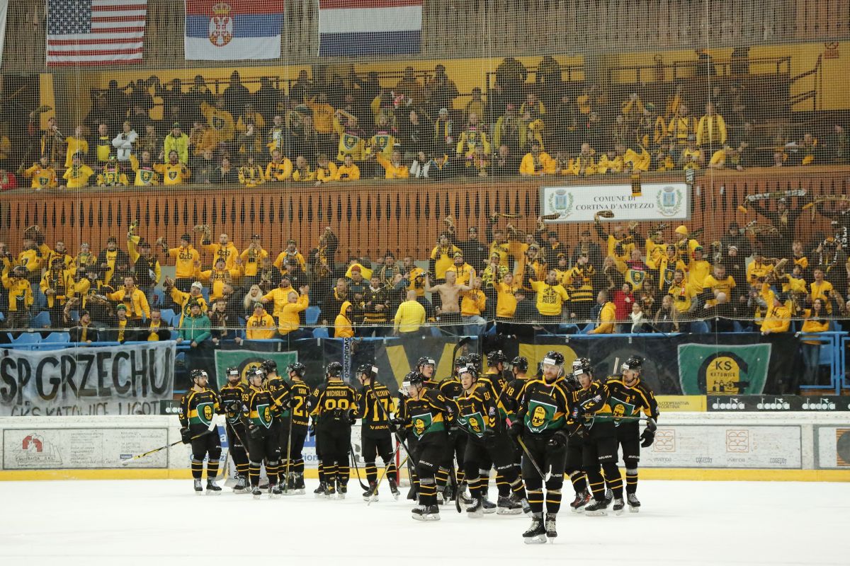 IIHF - Gallery: 2024 IIHF Continental Cup - Group F - GKS Katowice vs Ferencvarosi  TC