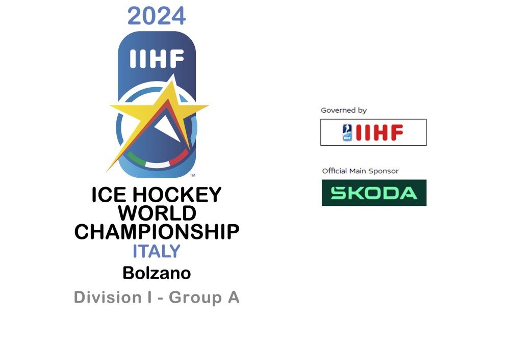 IIHF "Together we reach for the stars" Event logo of the 2024 IIHF