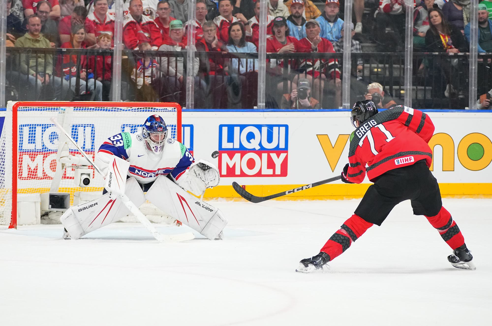 IIHF – Penerbangan Kanada melalui Norwegia