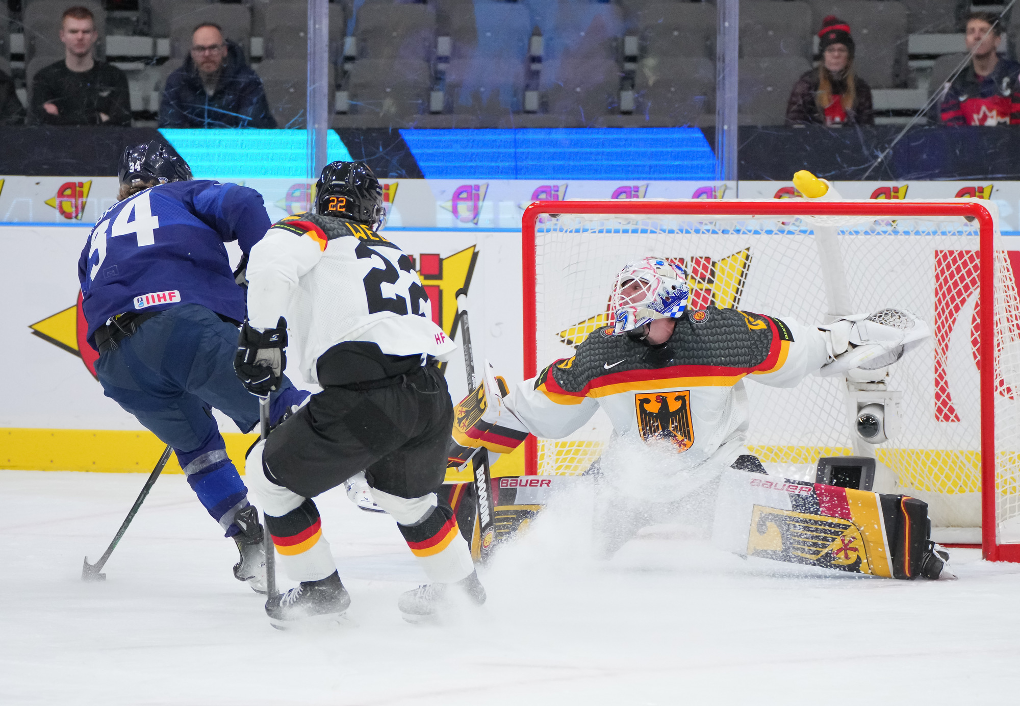 IIHF Gallery Finland vs Germany 2024 IIHF World Junior Championship